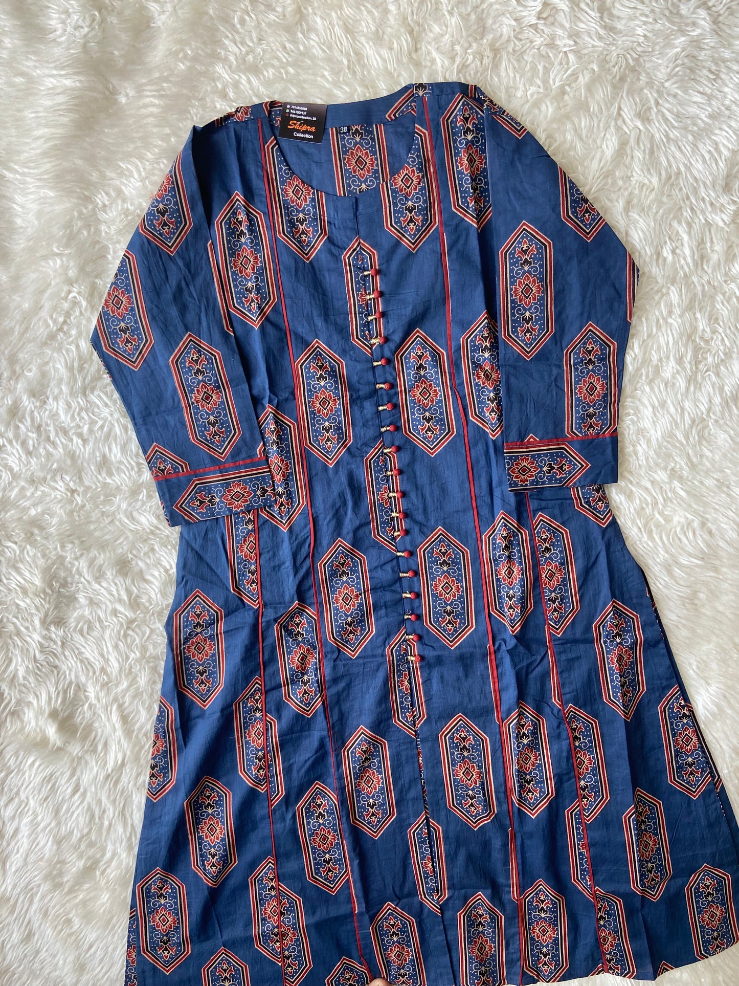 Premium Cotton Kurti Plazo Set