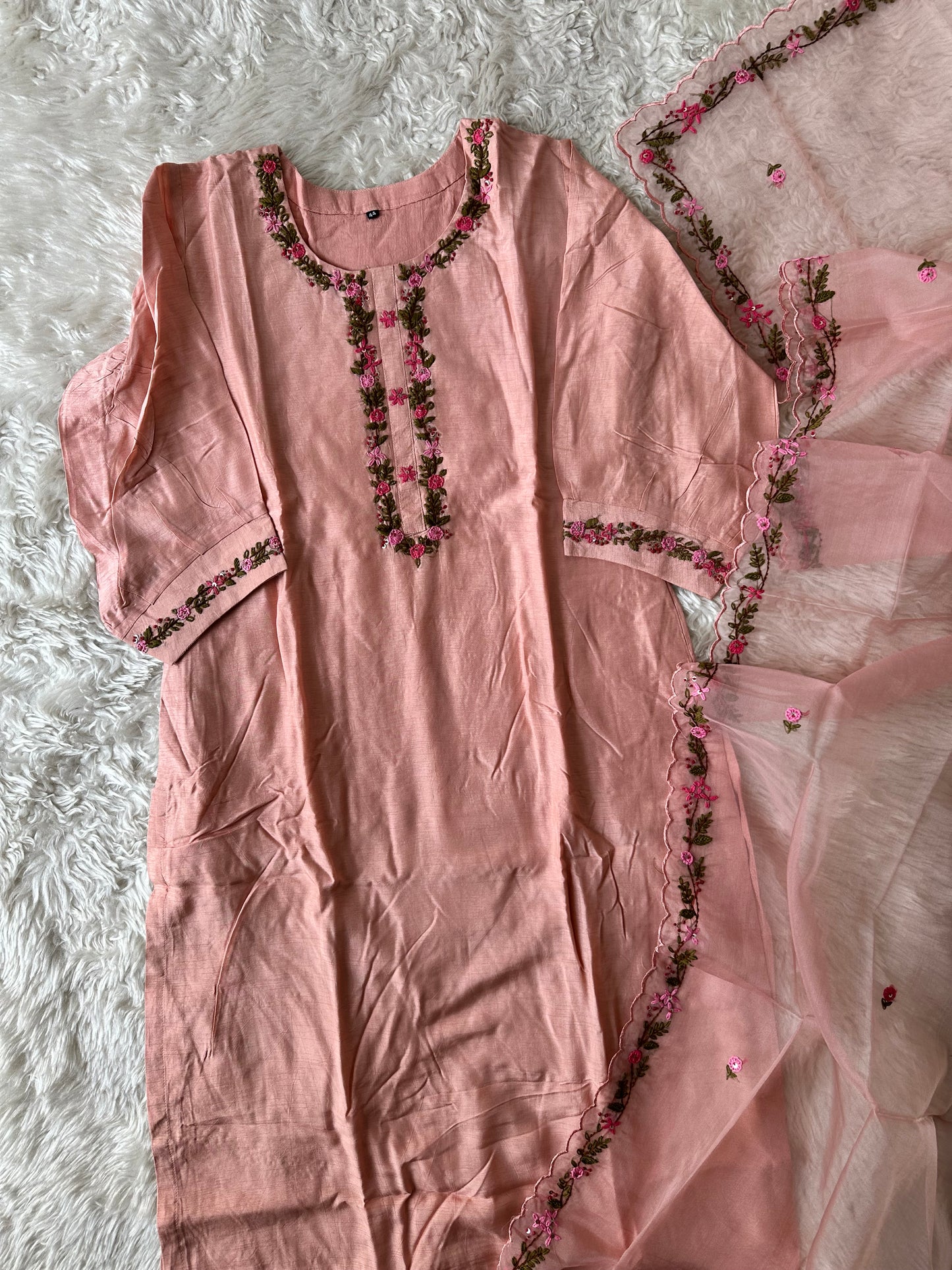 Dola Silk Kurti Dupatta Set