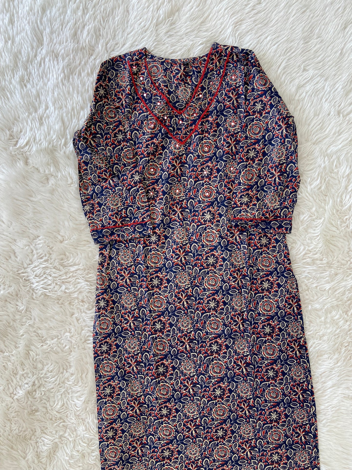 Cotton Kurti Pant Set