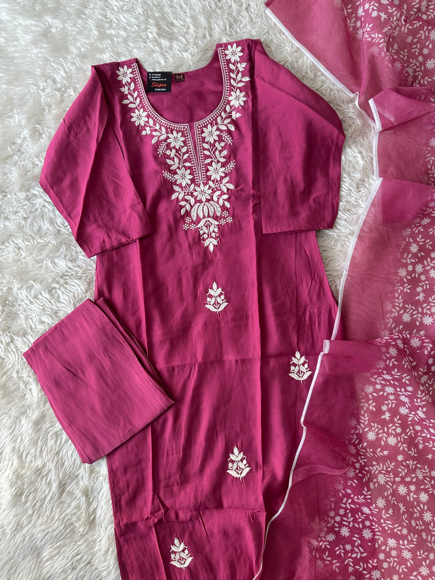 Stock Clearance 🚨 Roman Silk Kurti Pant Dupatta Set