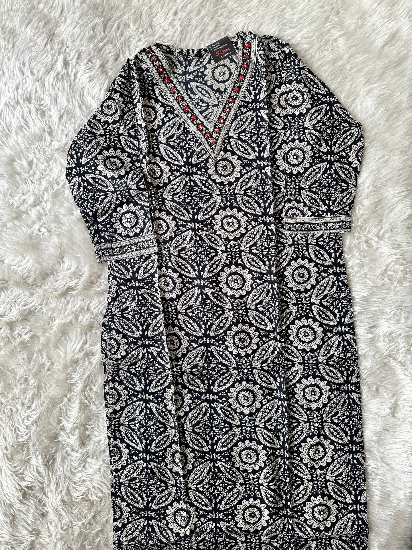 Rayon Kurti Pant Set