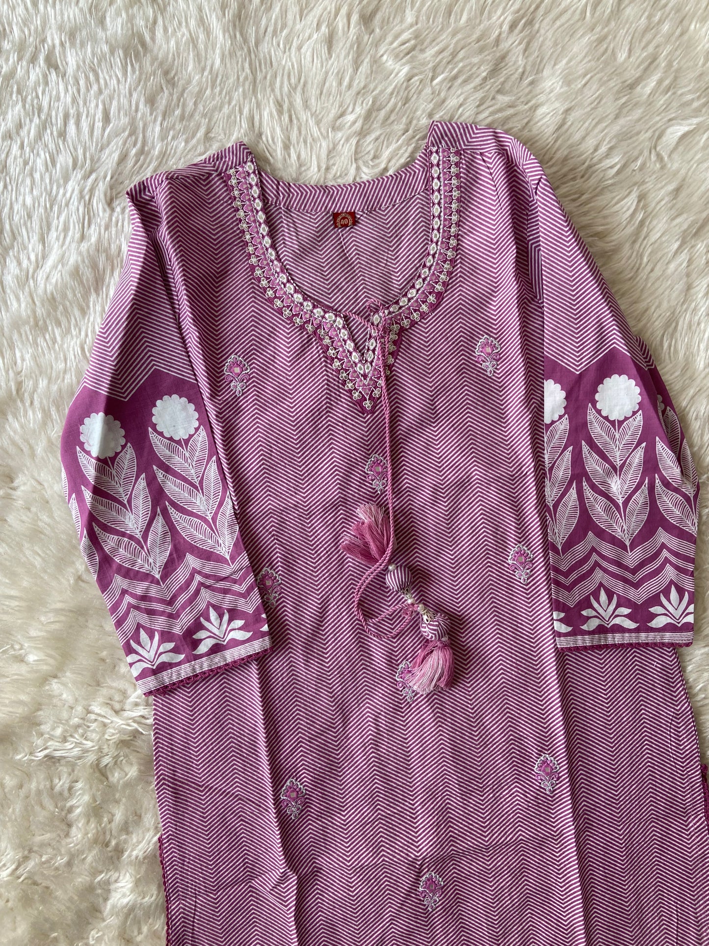 Pure Cotton Kurti Pant Set