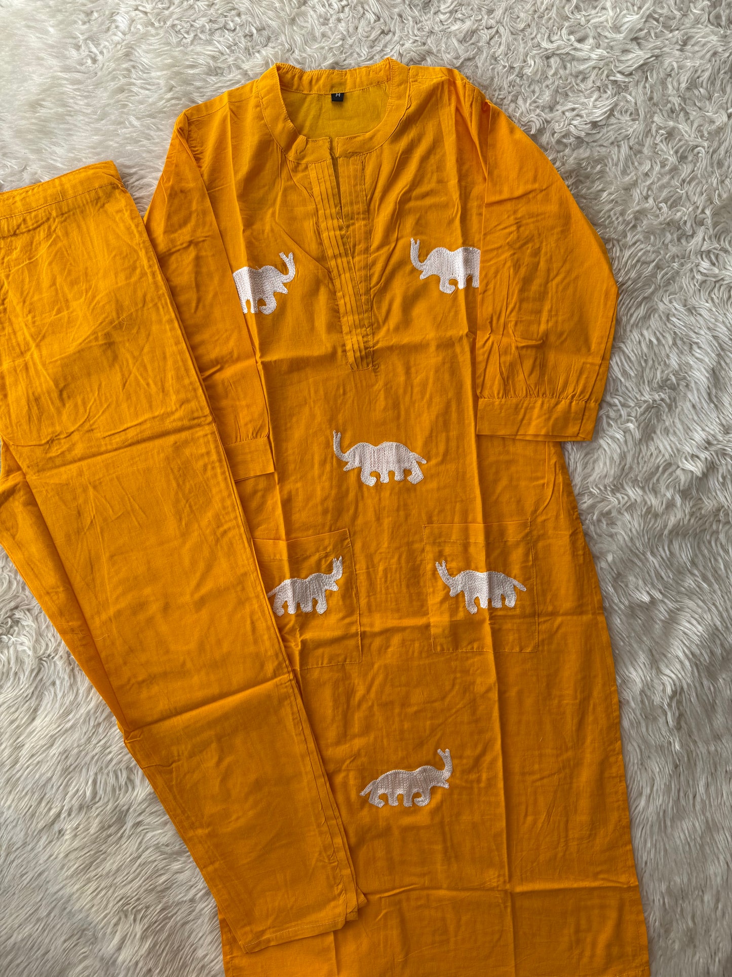 Cotton Kurti Pant Set