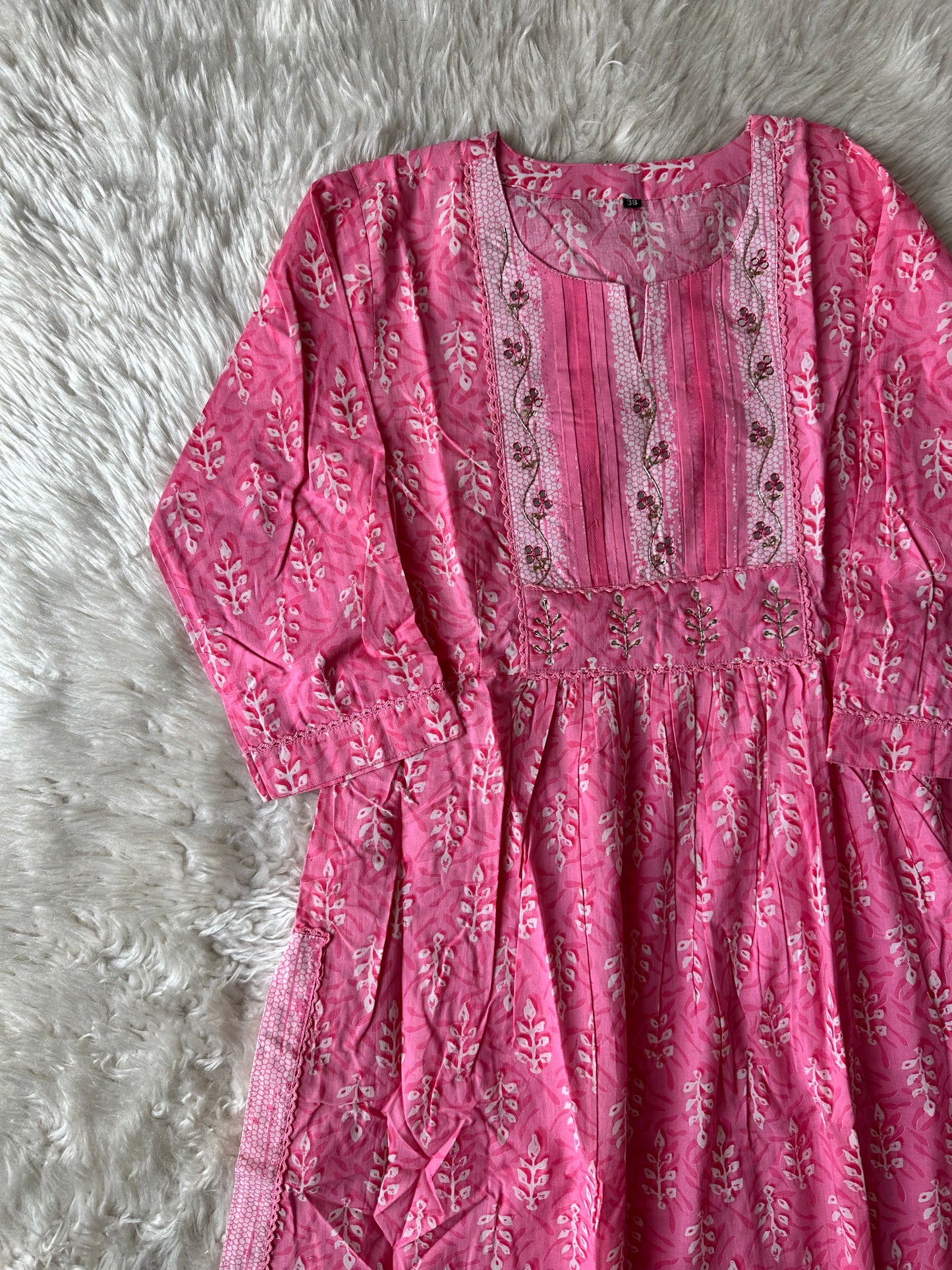 Stock Clearance 🚨 Premium Cotton Kurti Pant Set