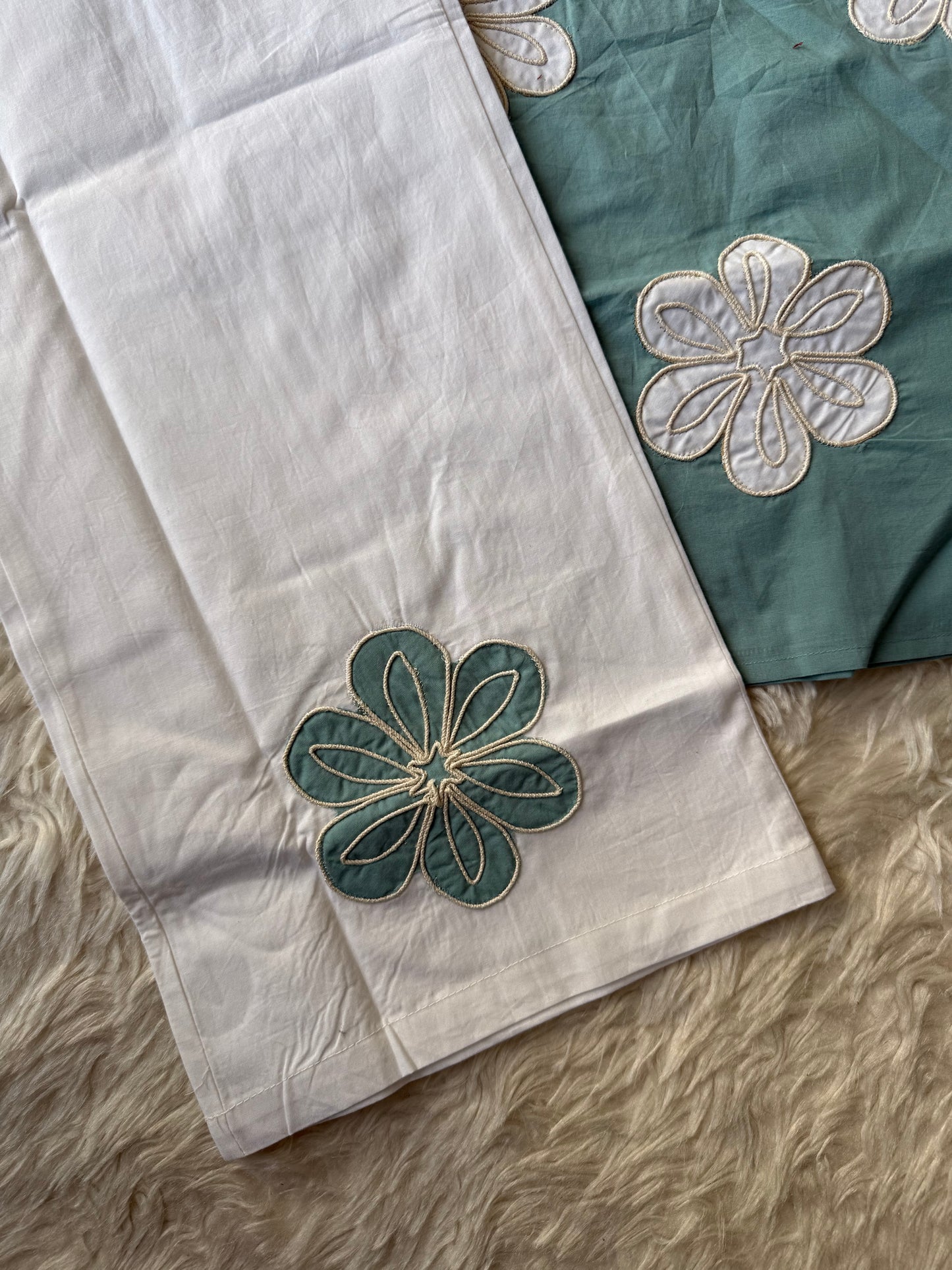 Breathable Cotton Patch Work Co-ord Set