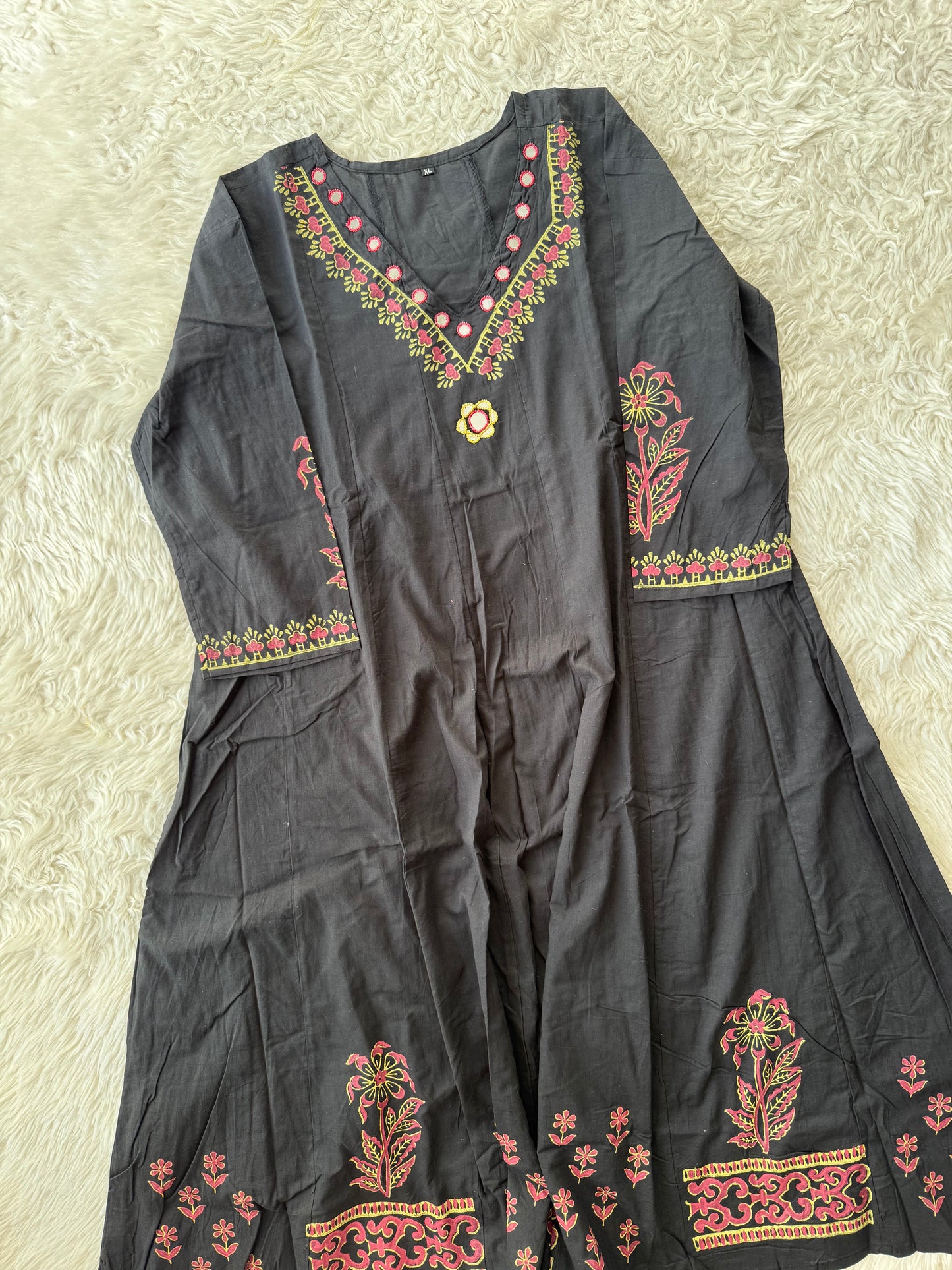 Cotton FLARE Kurti Pant Set