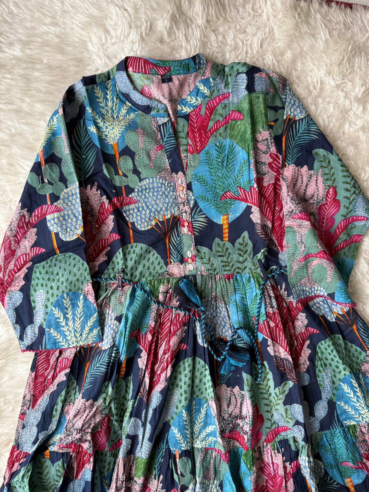 Premium Cotton Flare Kurti