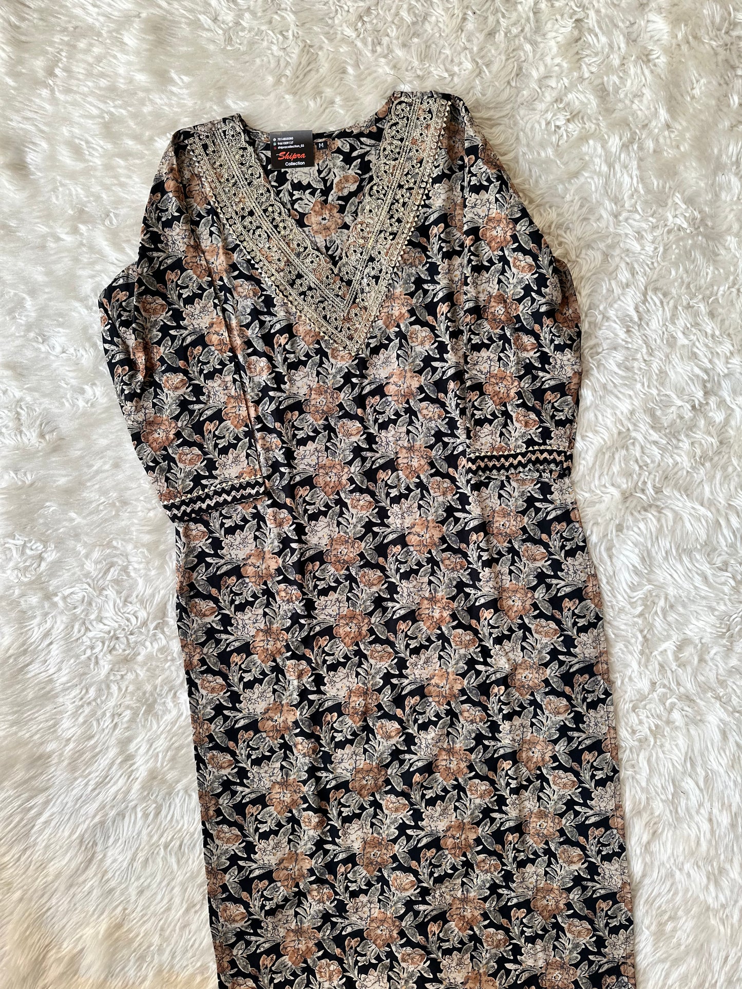 Rayon Kurti Pant Set