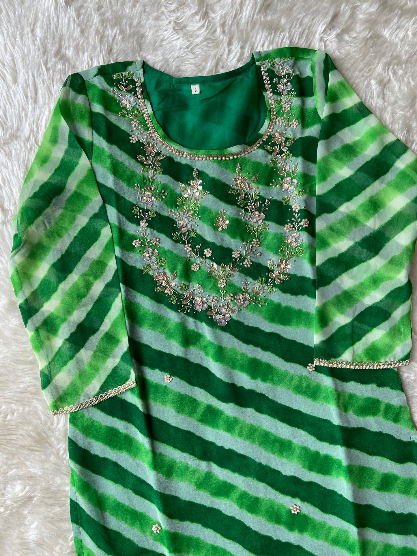 Georgette Lehariya kurti