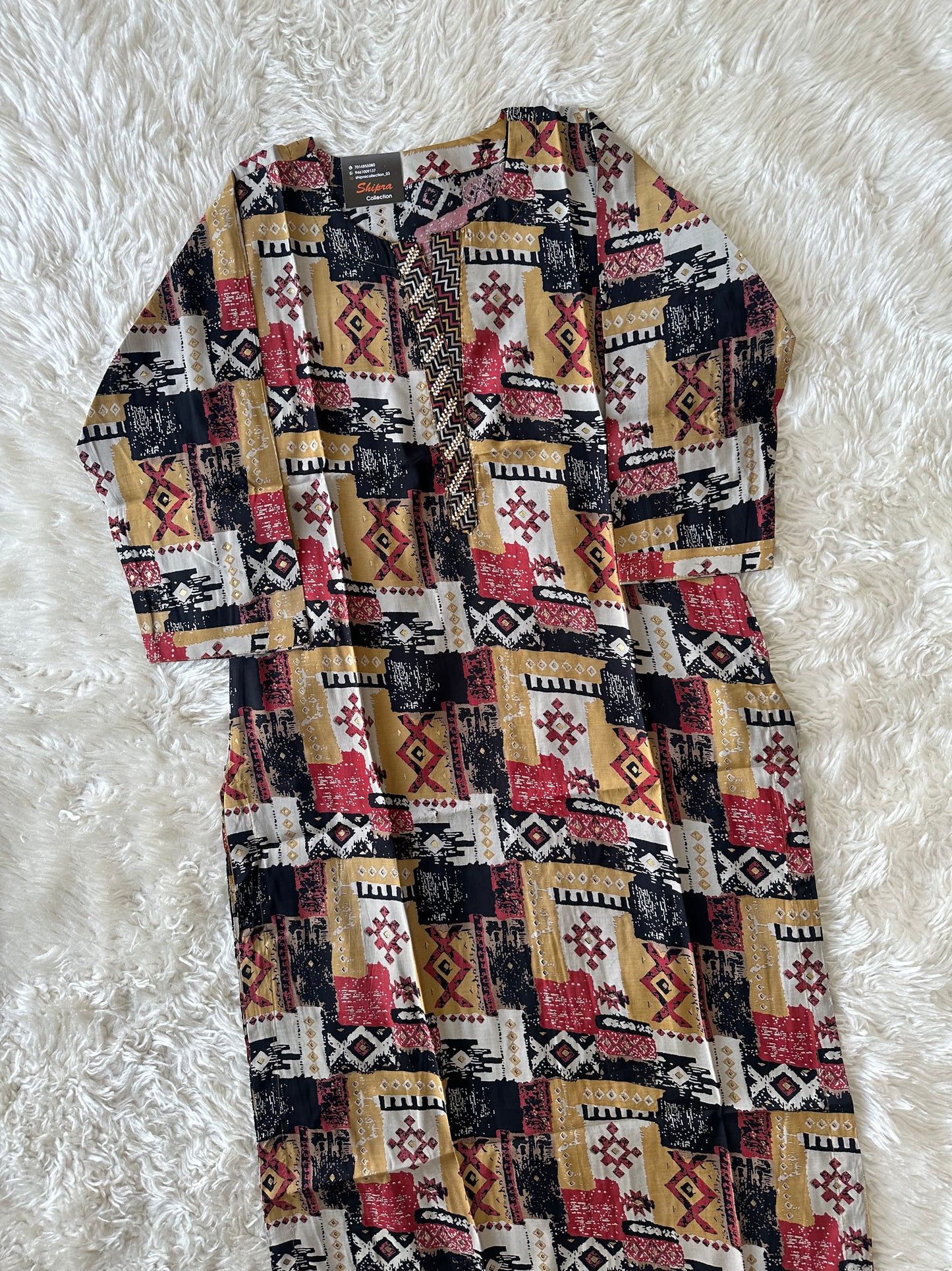 Pure Muslin Silk kurti
