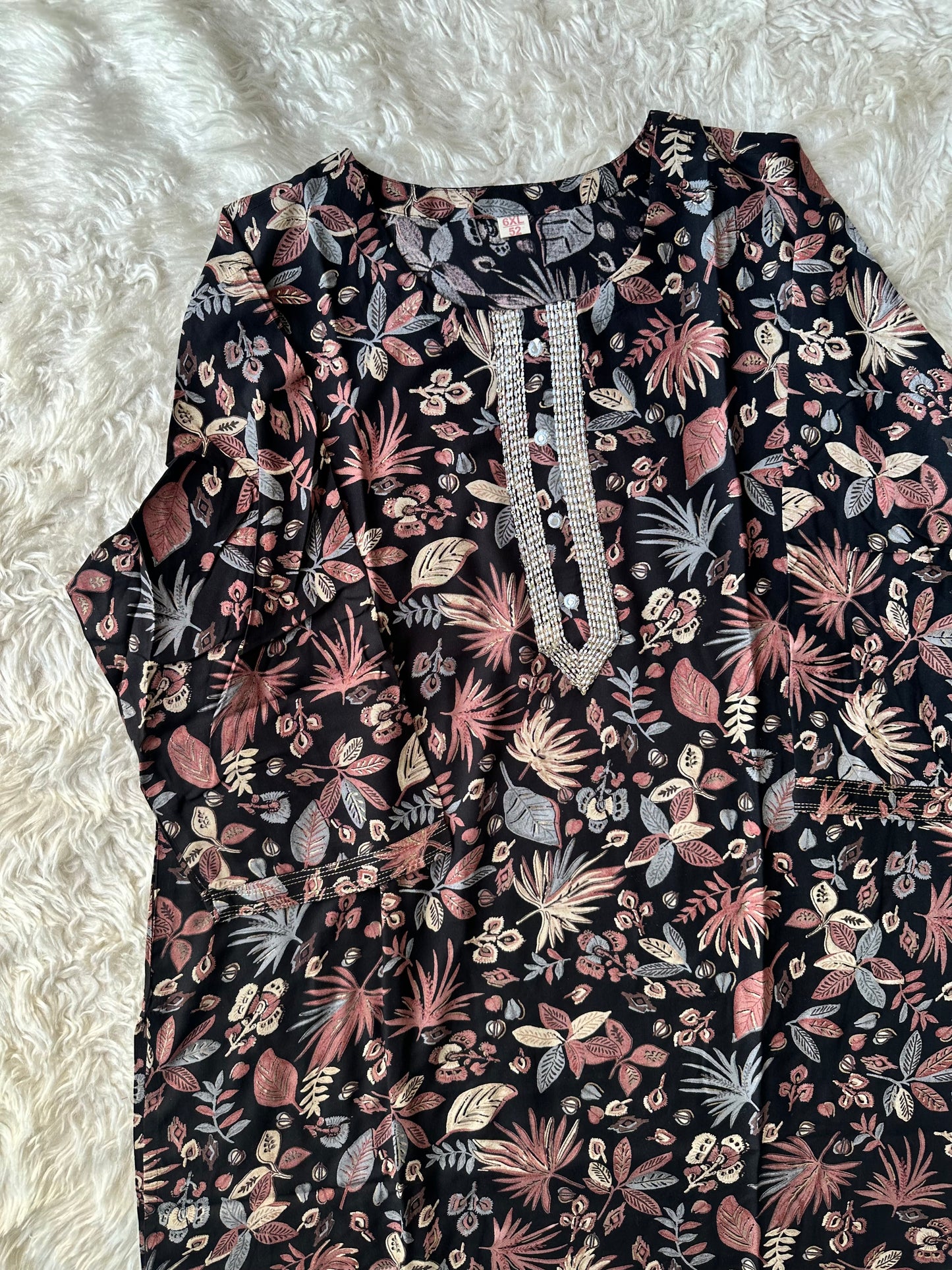 Rayon Kurti Pant Set