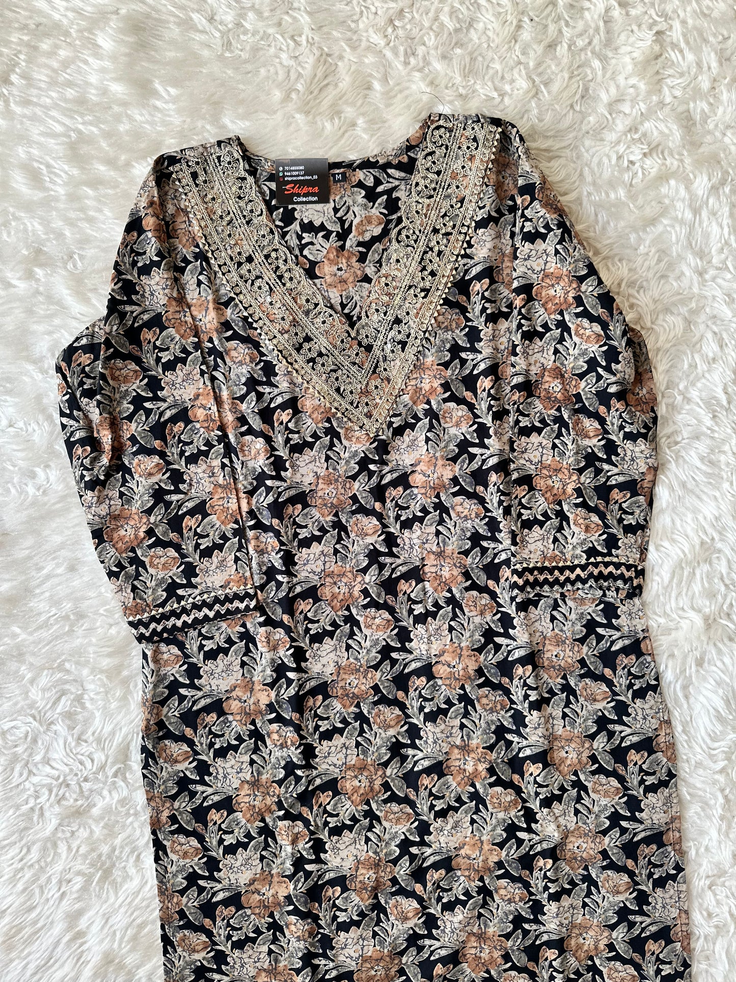 Rayon Kurti Pant Set
