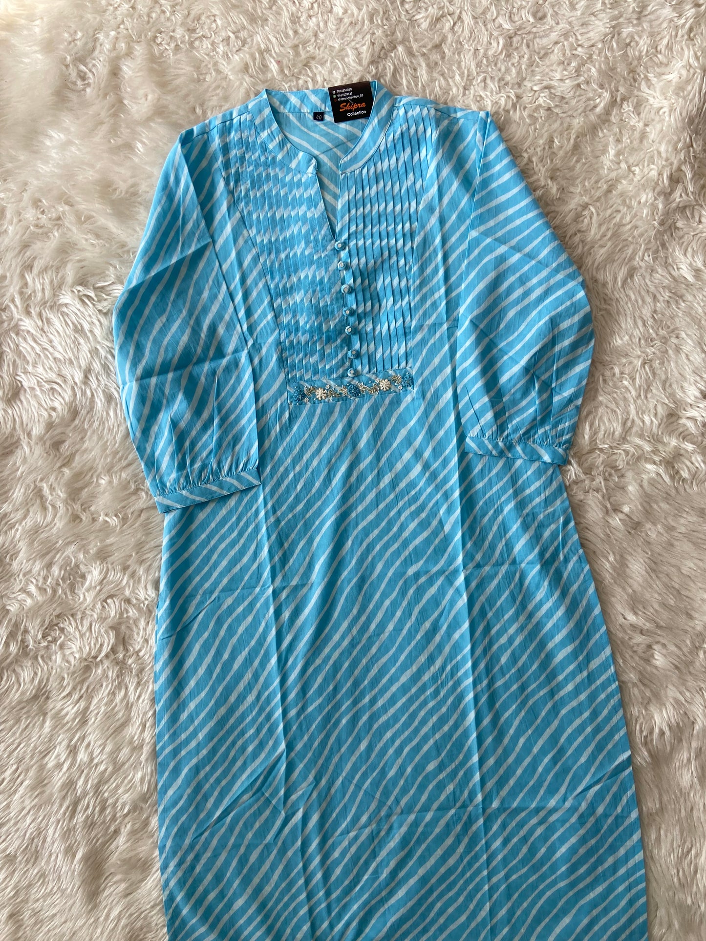 Premium Cotton Kurti Pant Dupatta Set