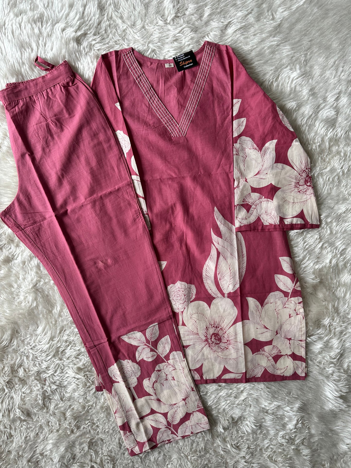 Pure Cotton Co-ord Set