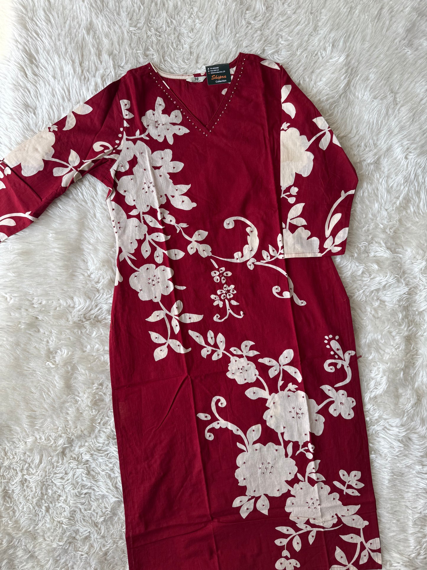 Premium Cotton Kurti Pant Dupatta Set