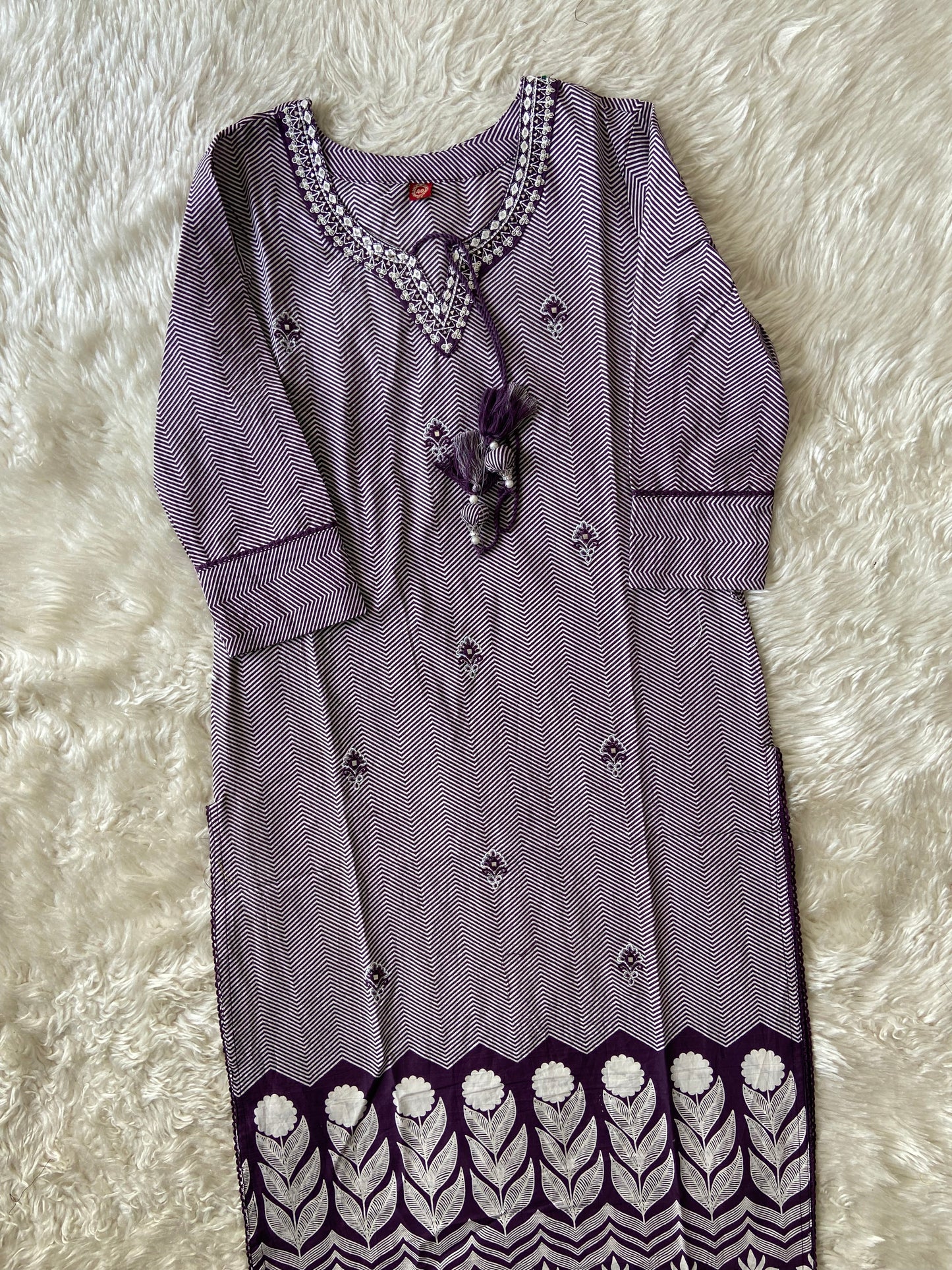 Pure Cotton Kurti Pant Set