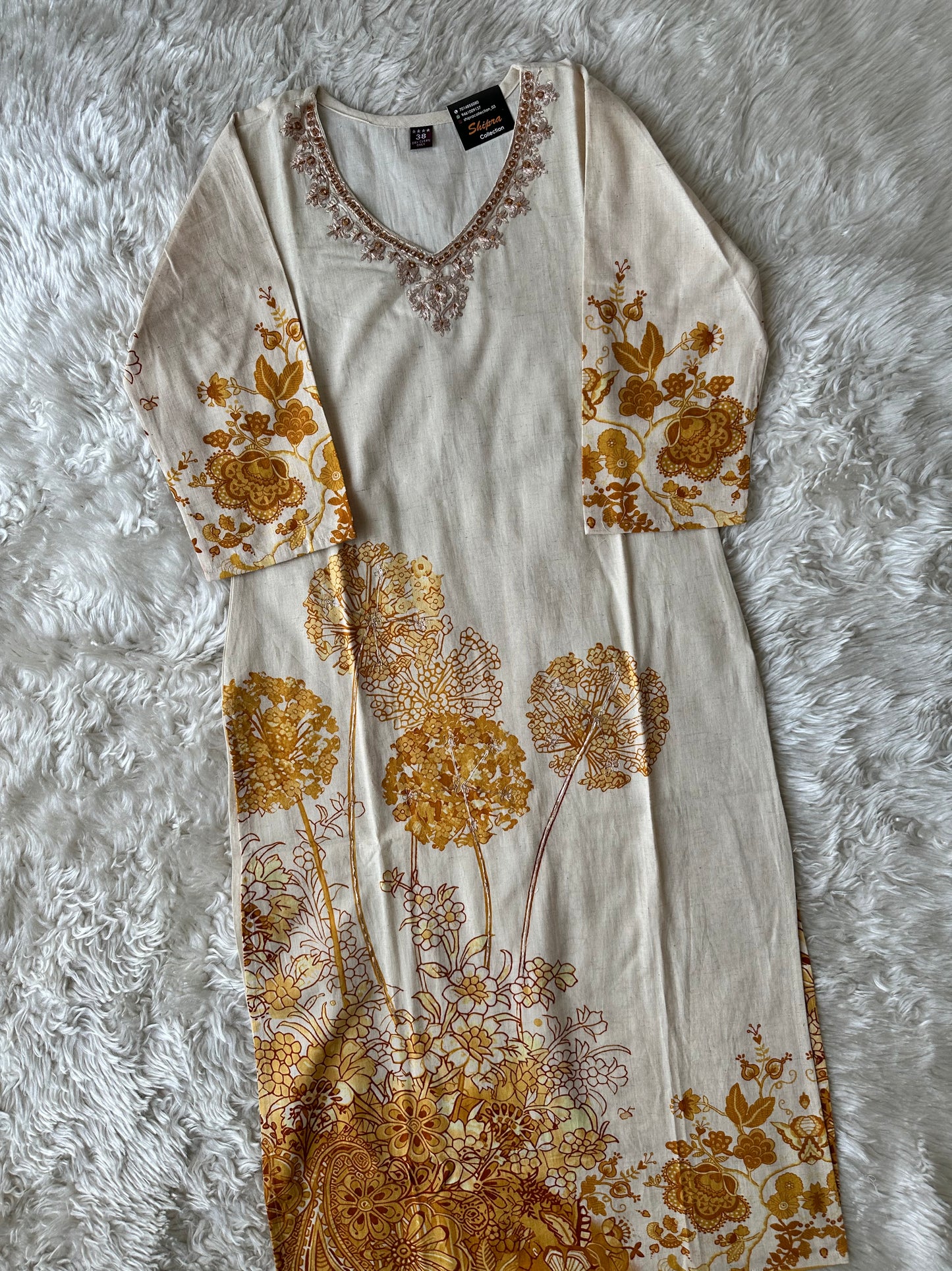 Khadi Cotton Kurti plazo Set Lehariya dupatta
