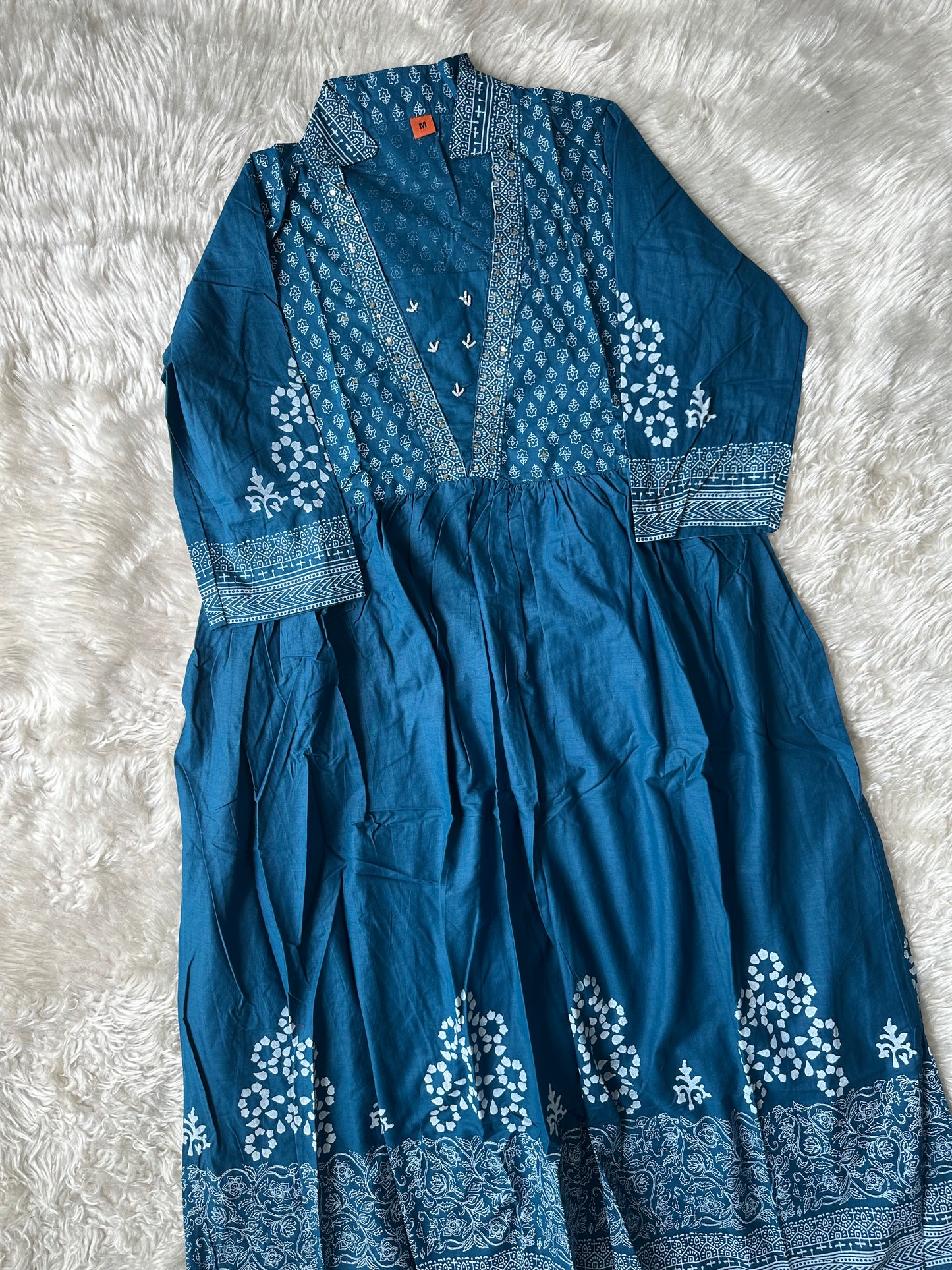 Cotton FLARE Kurti Pant Set