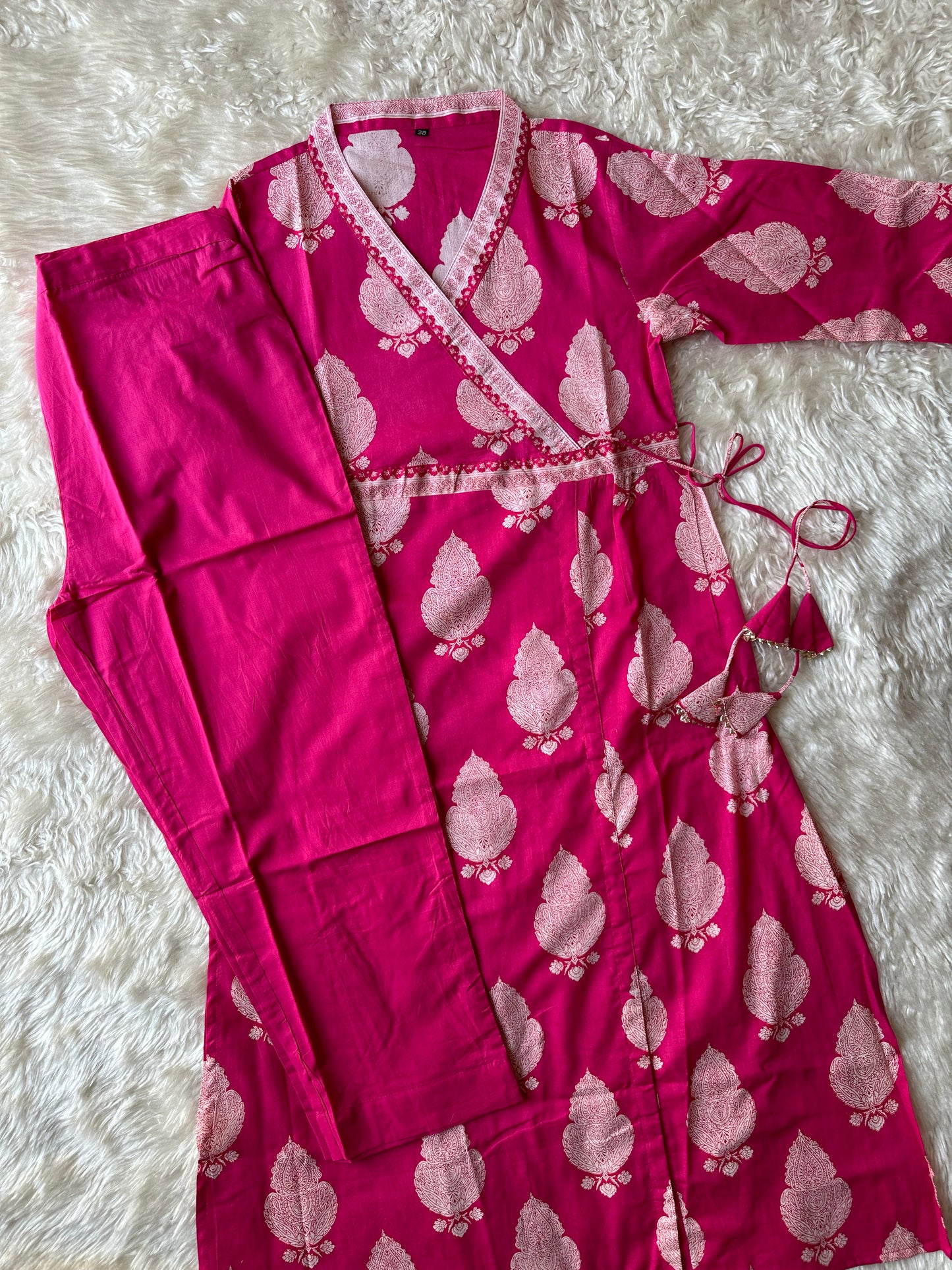 Pure Mul Cotton Kurti Pant Set