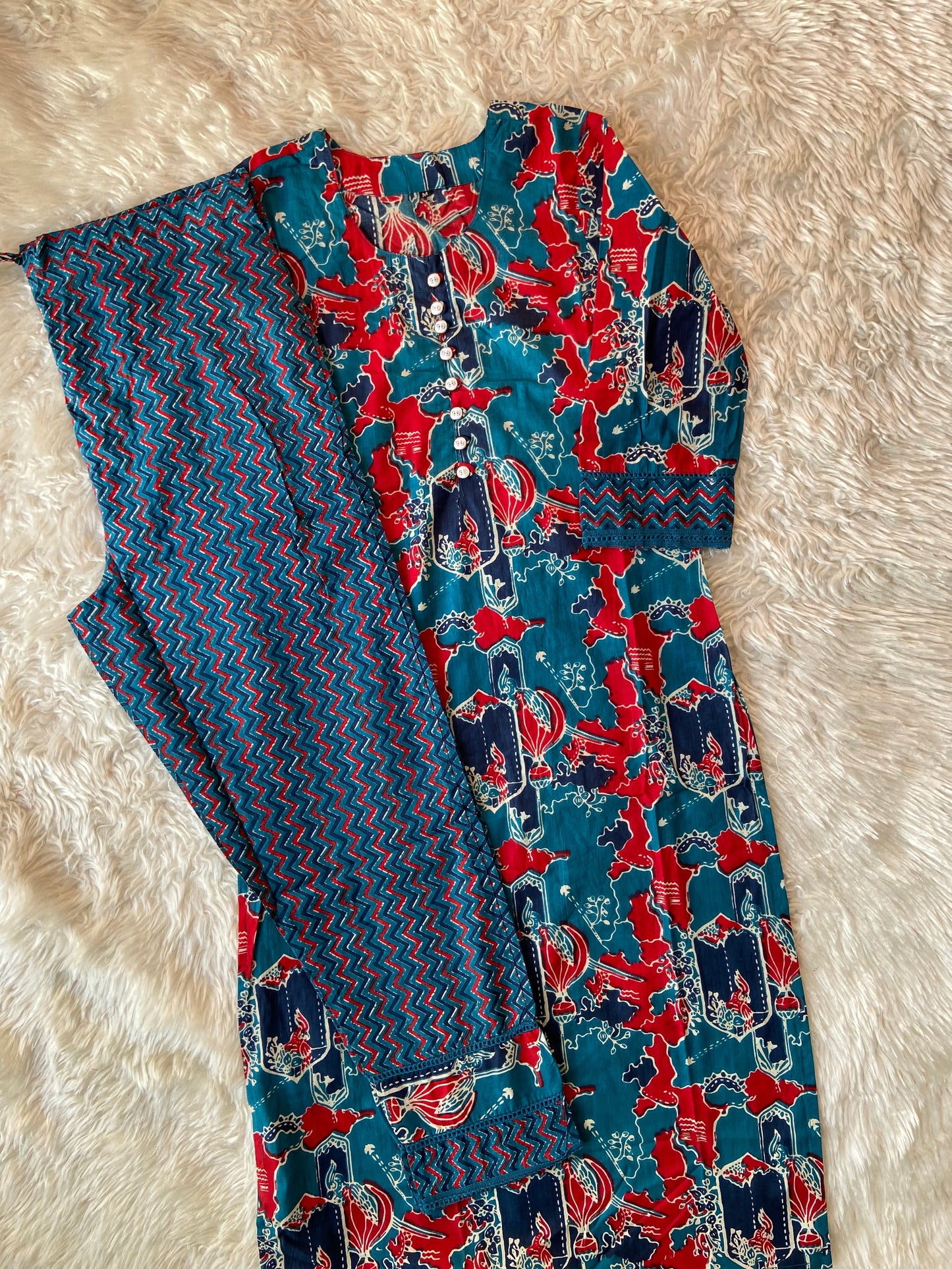 Stock Clearance 🚨 Cotton Kurti Pant Set