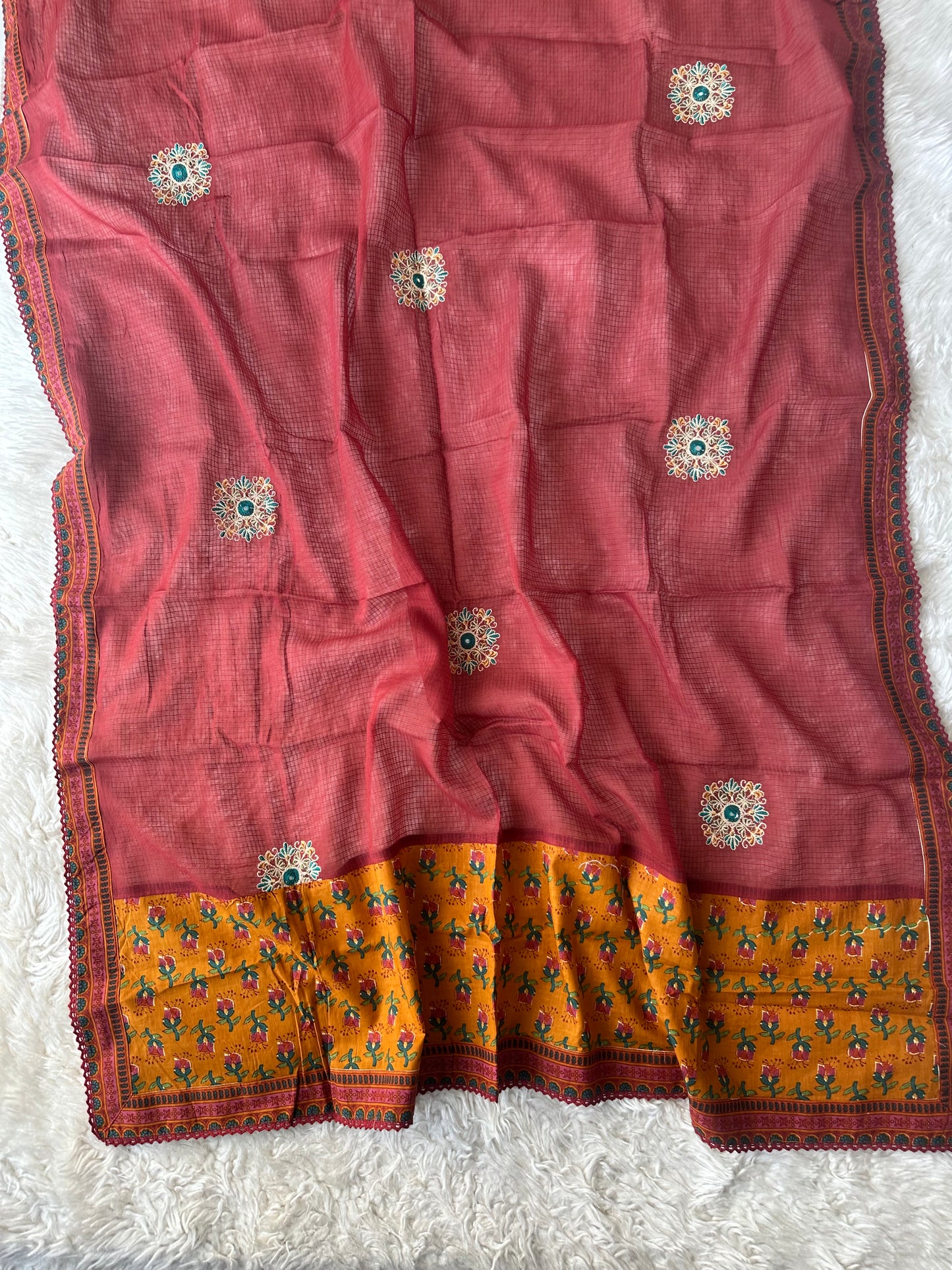 Premium Cotton FLARE Kurti Plazo Dupatta Set