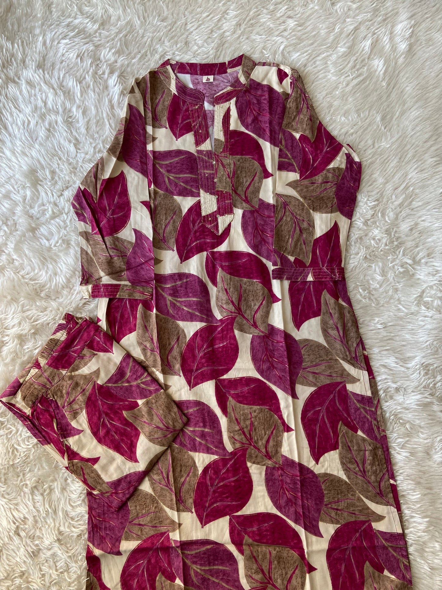 Soft Rayon Kurti Pant Set