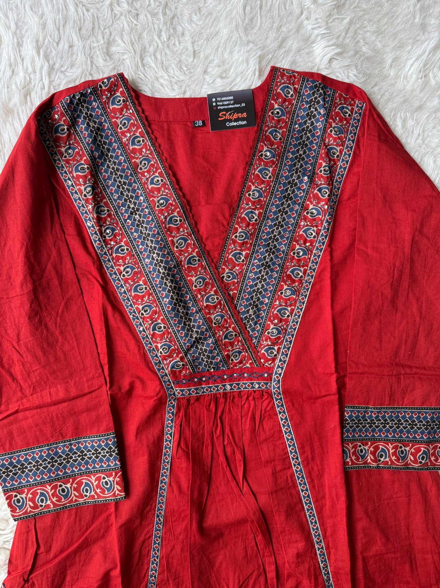 Premium Cotton Kurti Pant Dupatta Set