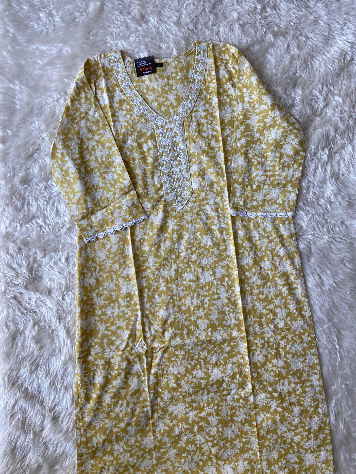 Steal Deal 🚨 Premium Cotton Kurti Pant Dupatta Set