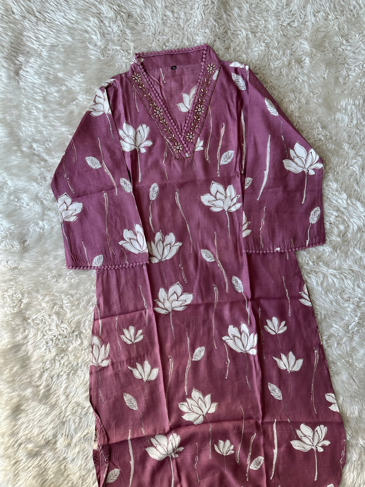 Pure Muslin Silk Co-ord Set