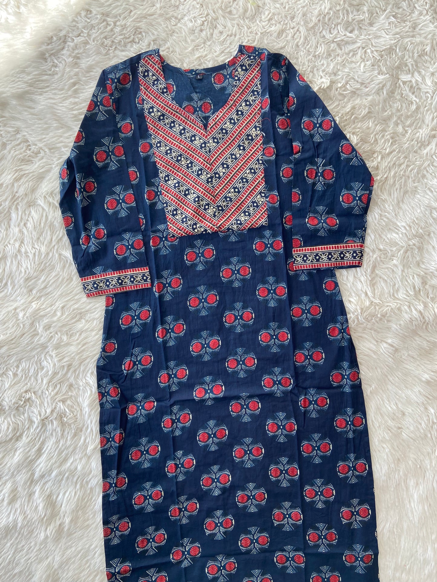 Cotton Kurti Pant Set