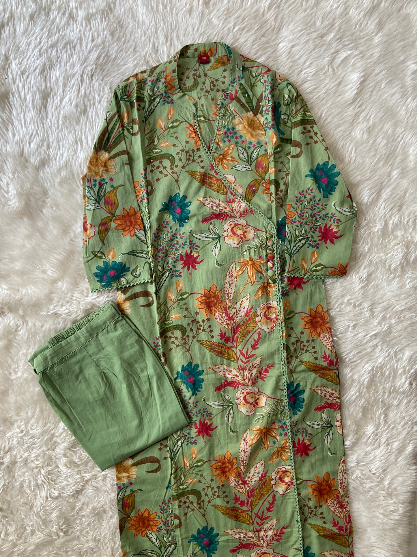 Pure Cotton Kurti Pant Set