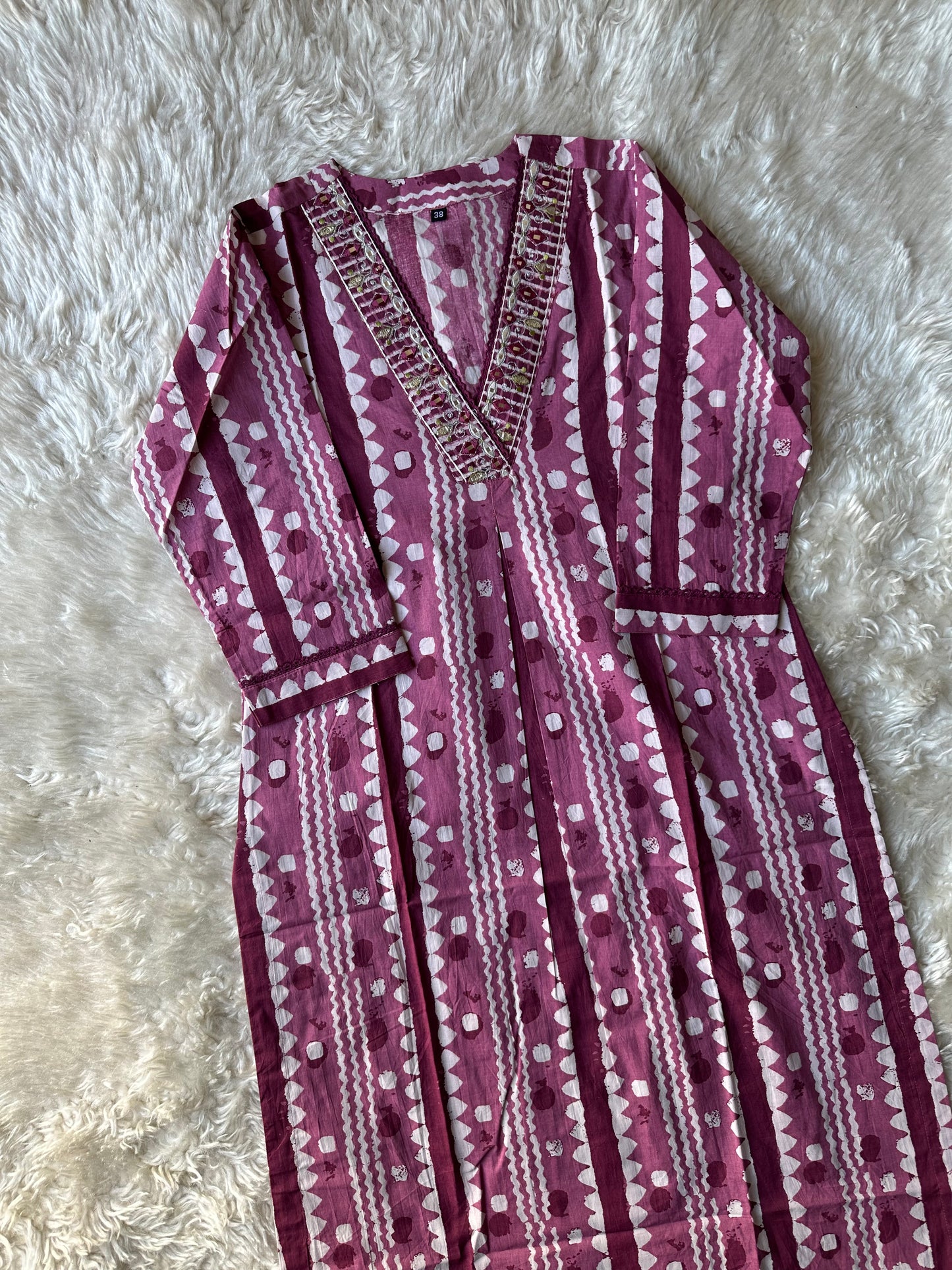 Stock Clearance 🚨 Premium Cotton Kurti Pant Set