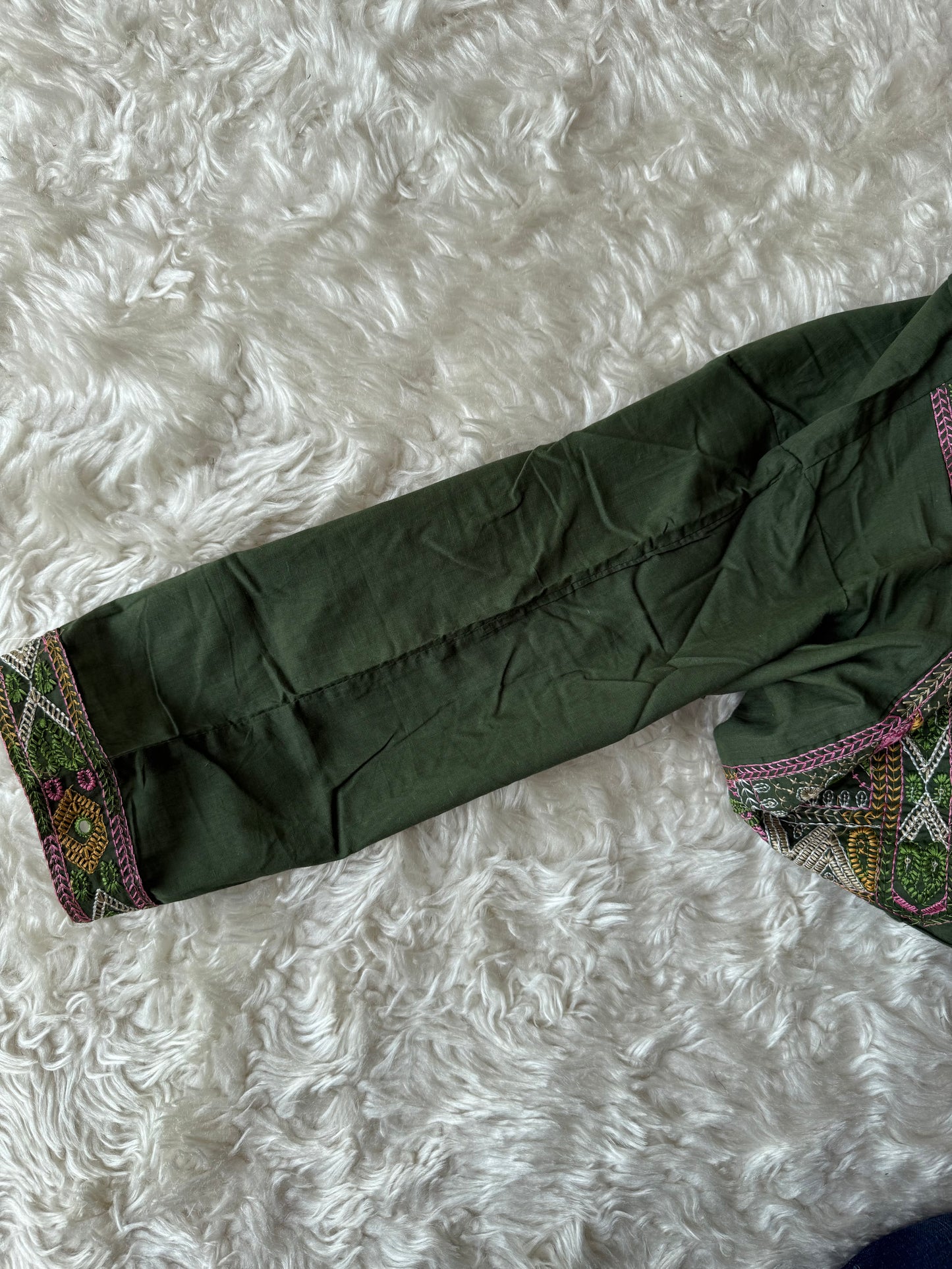 Cotton Flare Kurti Pant Set
