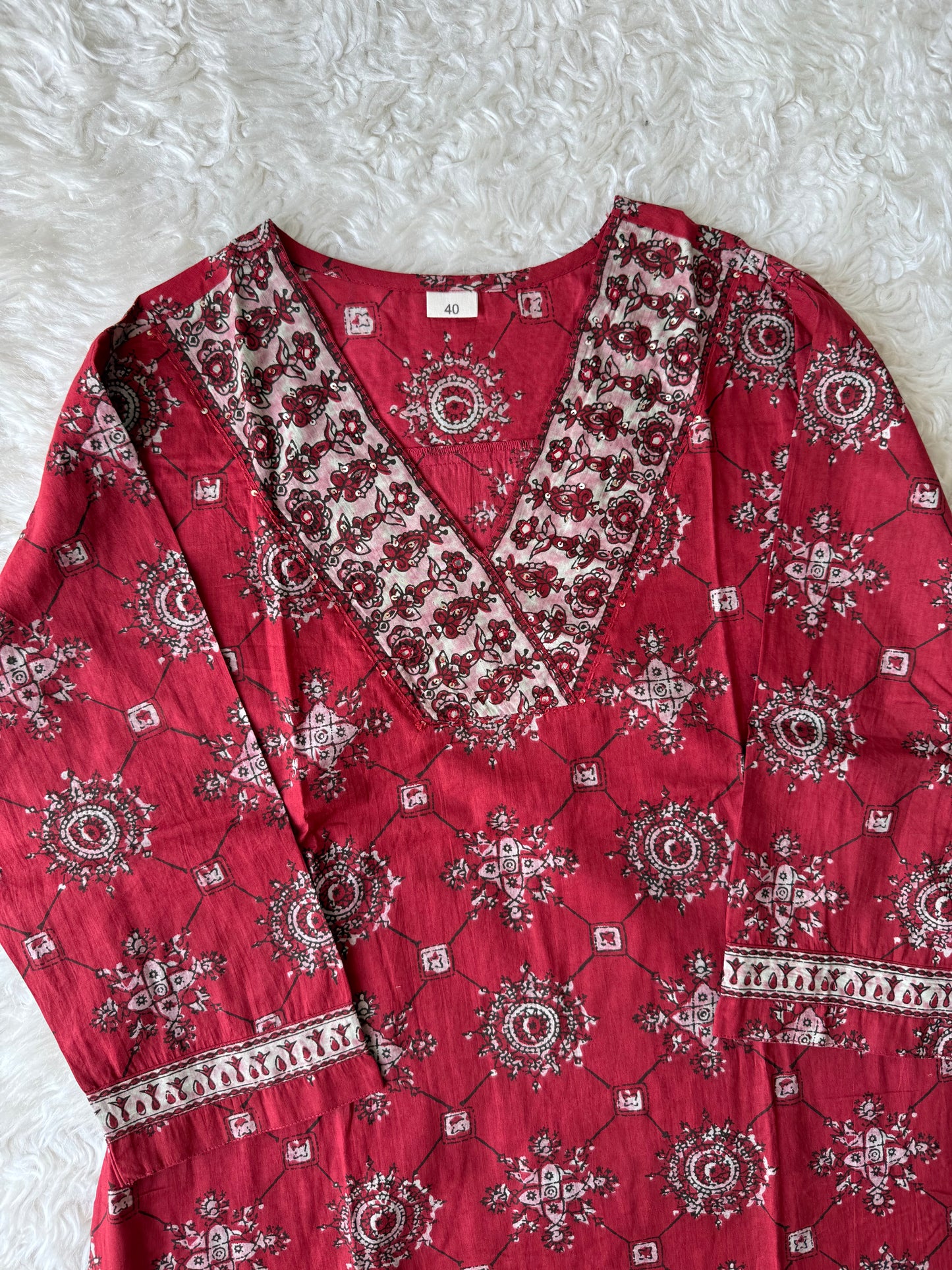 Premium Cotton Kurti Pant Dupatta Set