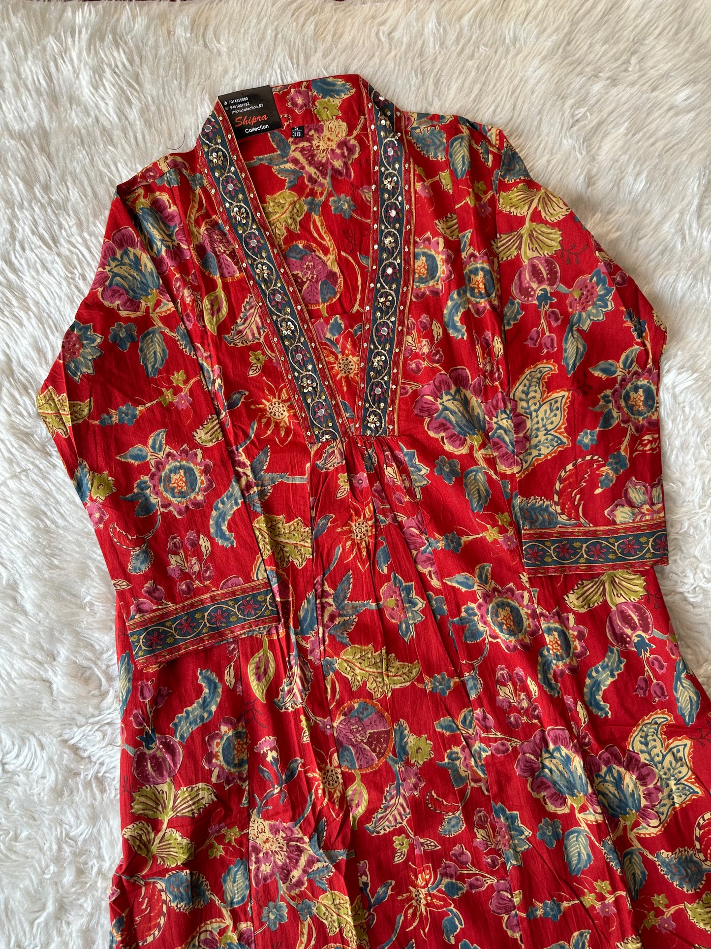 Premium Cotton Kurti Plazo Dupatta Set