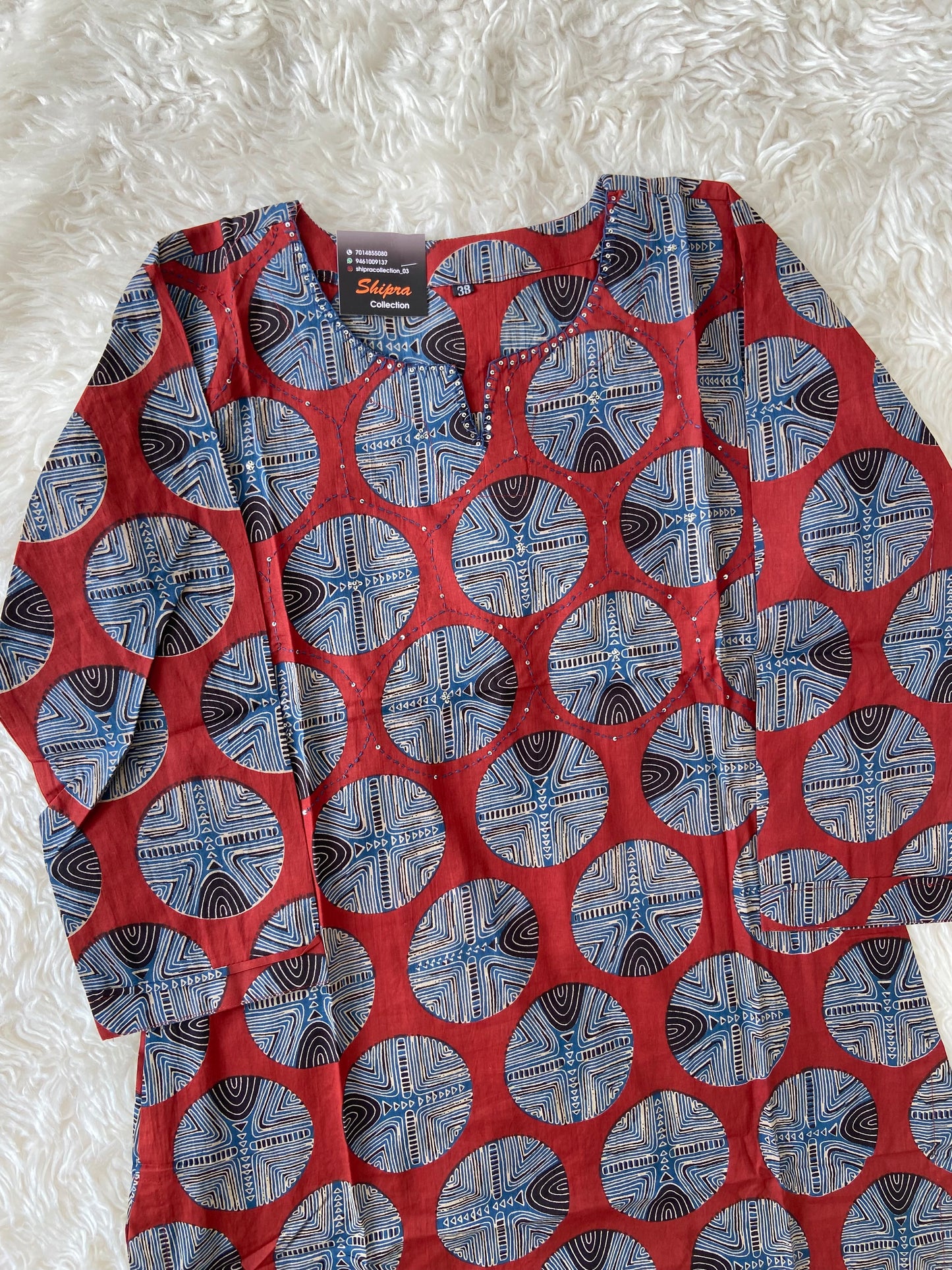 Premium Cotton Kurti Pant Dupatta Set