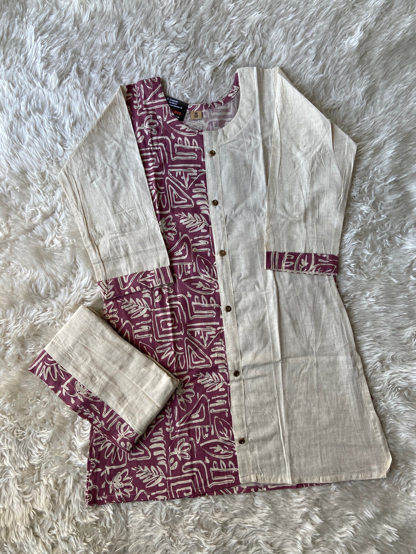 Soft Khadi Cotton Co-ord Set