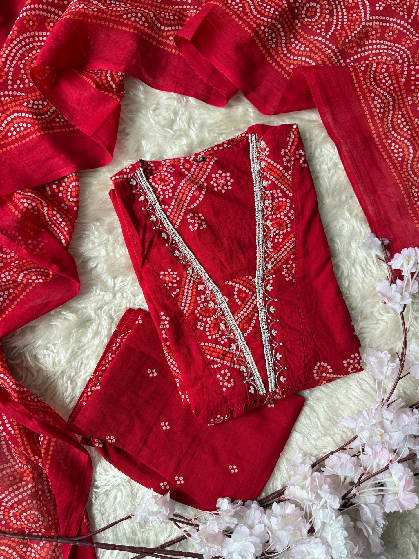 Premium Cotton Kurti Pant Dupatta Set