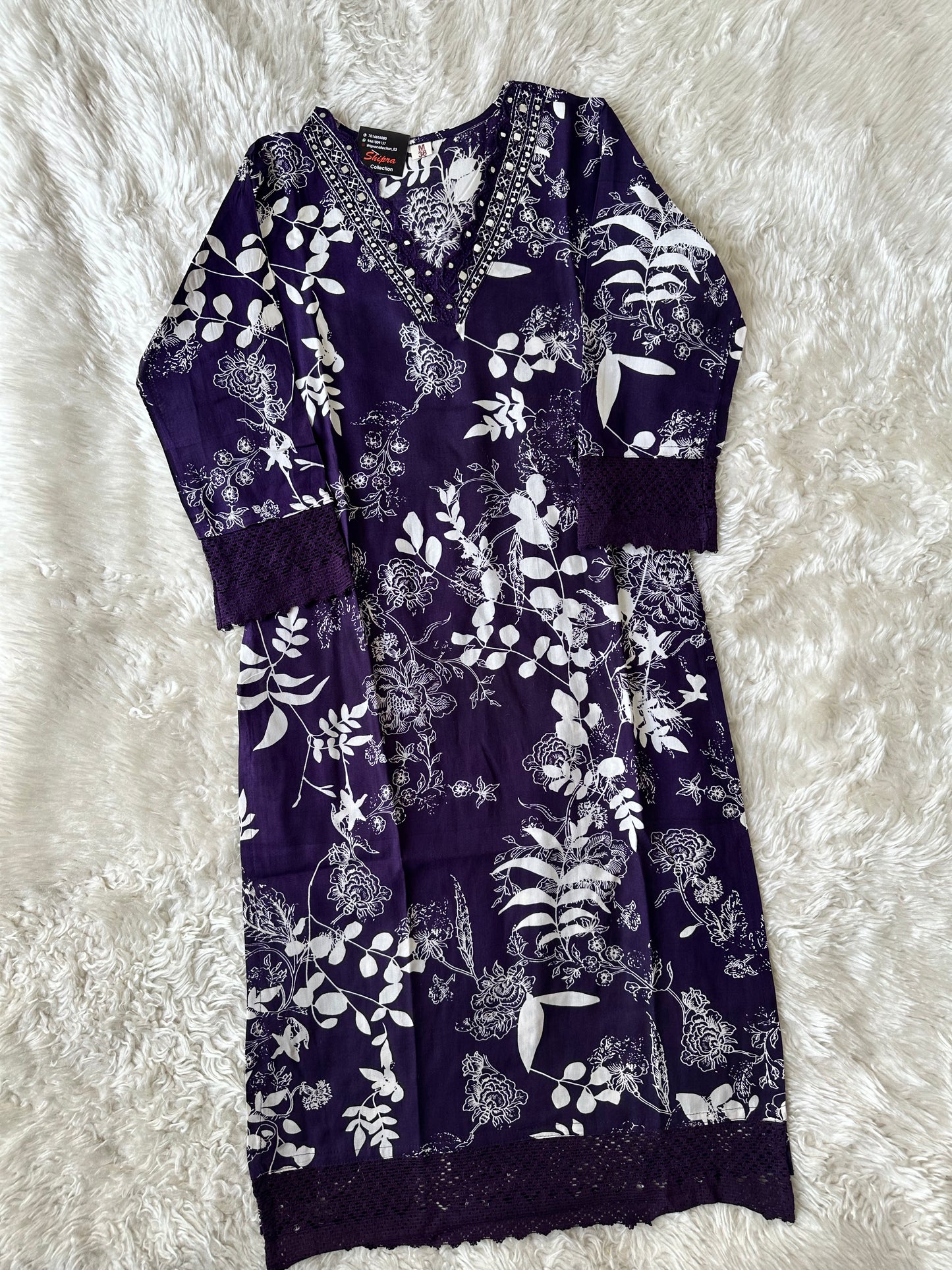 Rayon Kurti Pant Set
