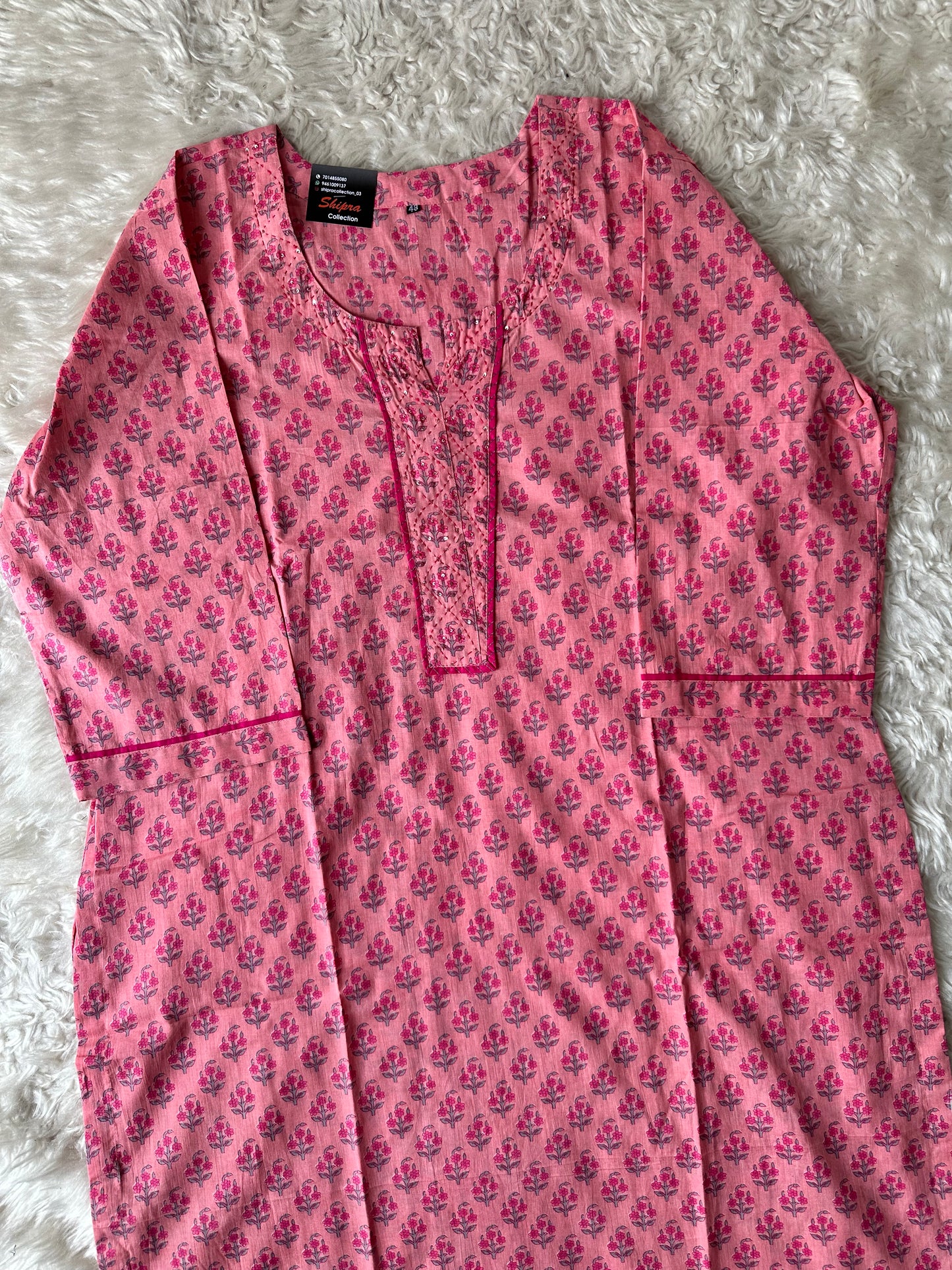 Premium Cotton Kurti Pant Set