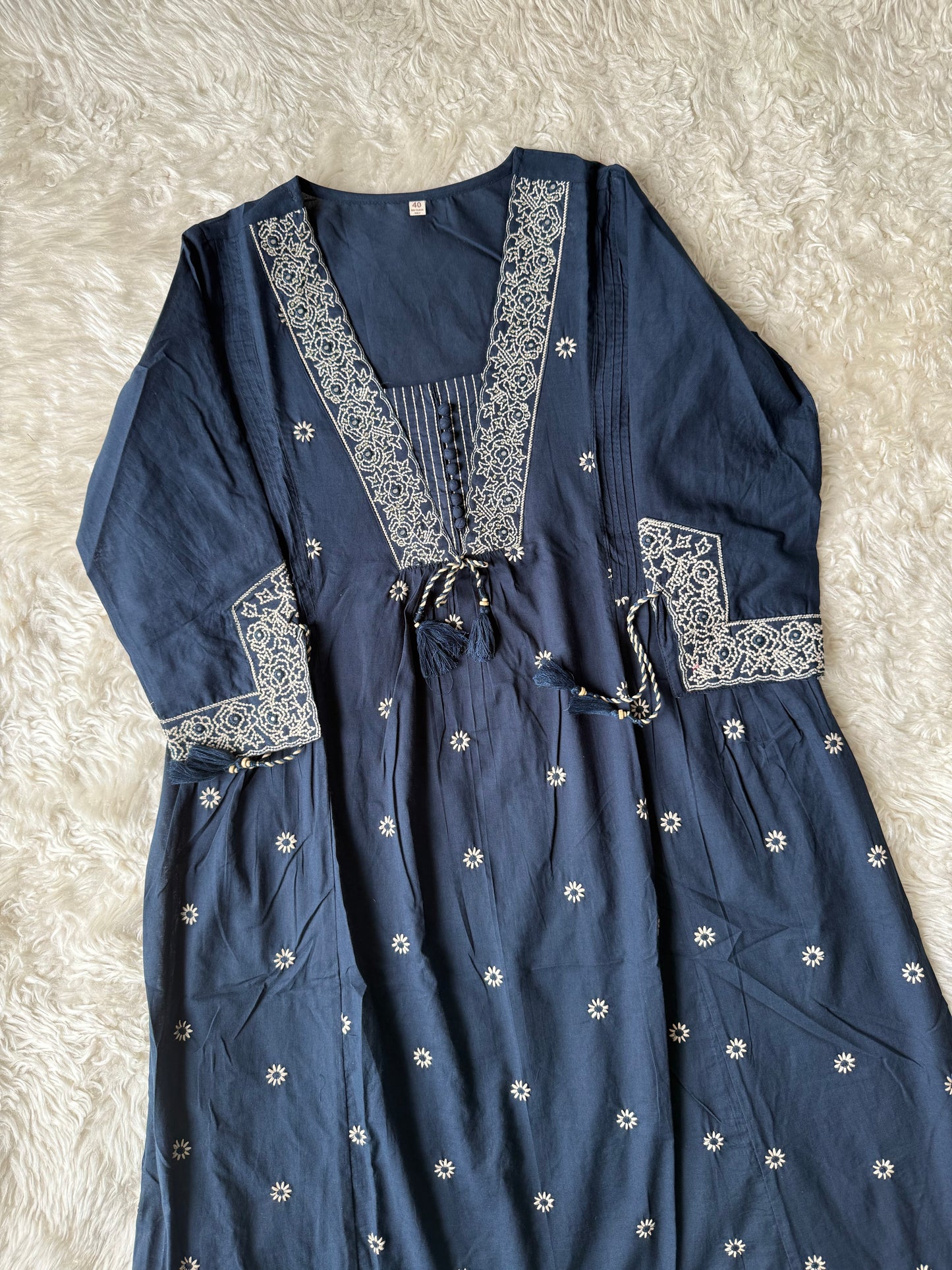 Premium Cotton Kurti Pant Dupatta Set