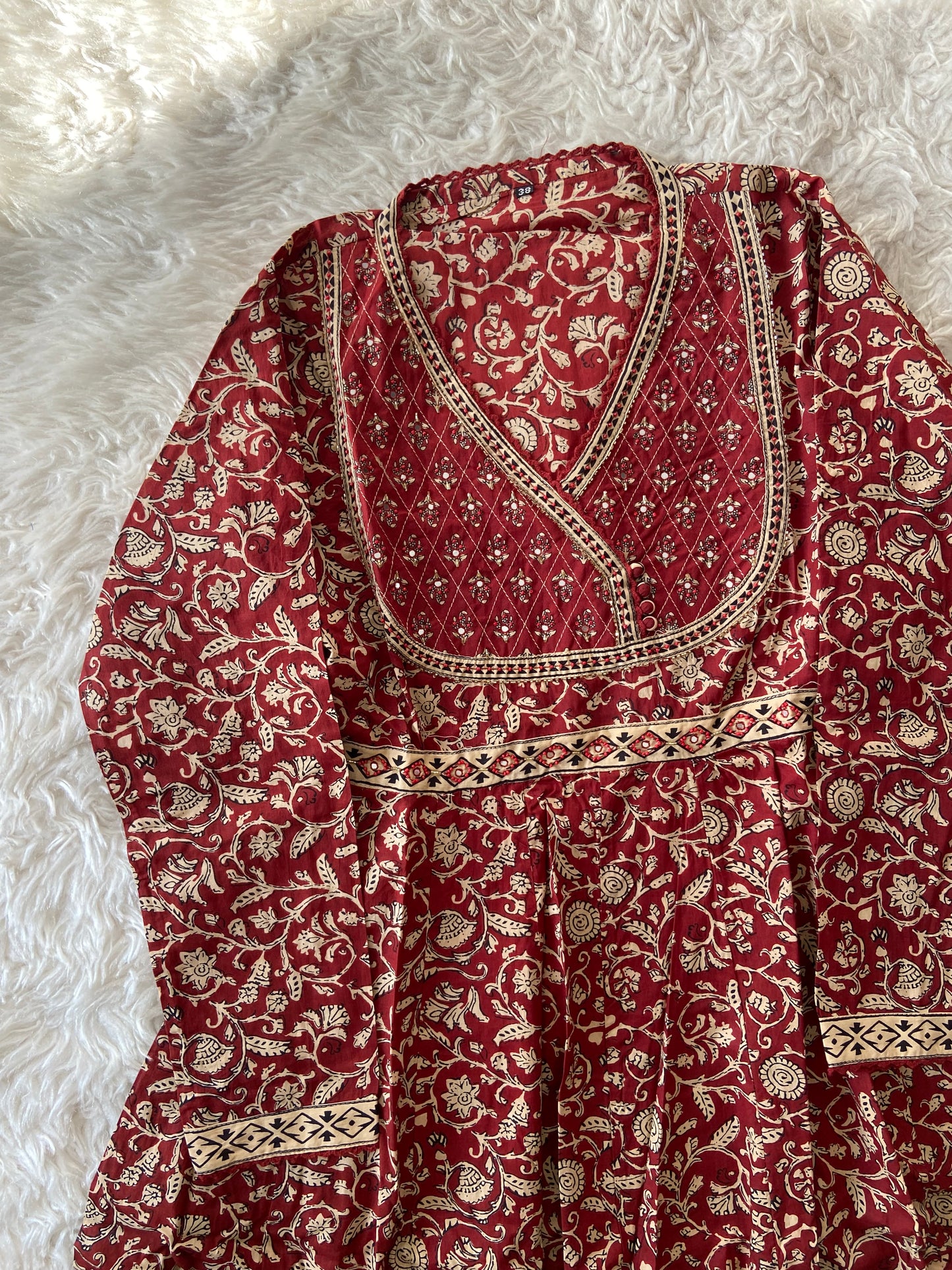 Premium Cotton Flare Kurti