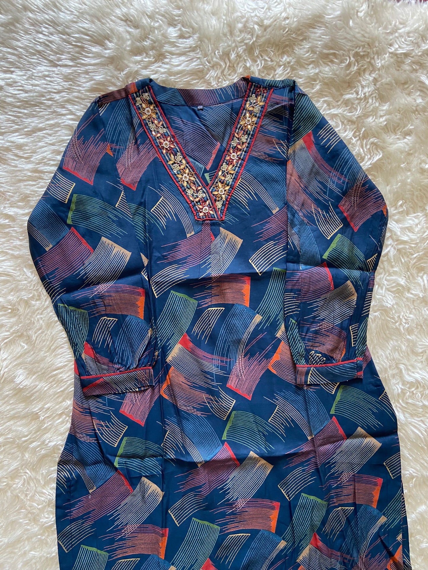 Stock Clearance 🚨 Pure Muslin Silk Kurti Pant Set