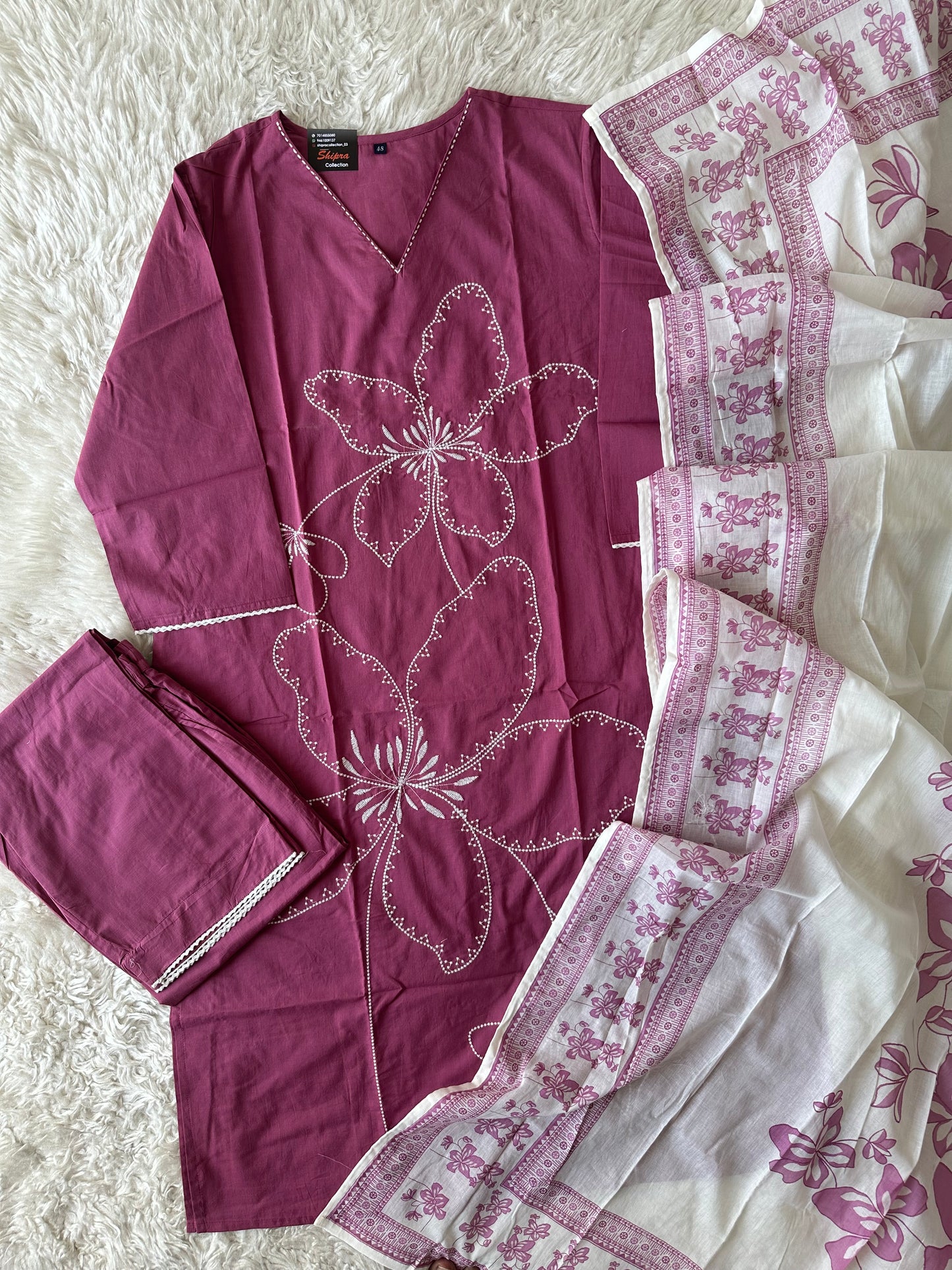 Premium Cotton Thread Work Collection