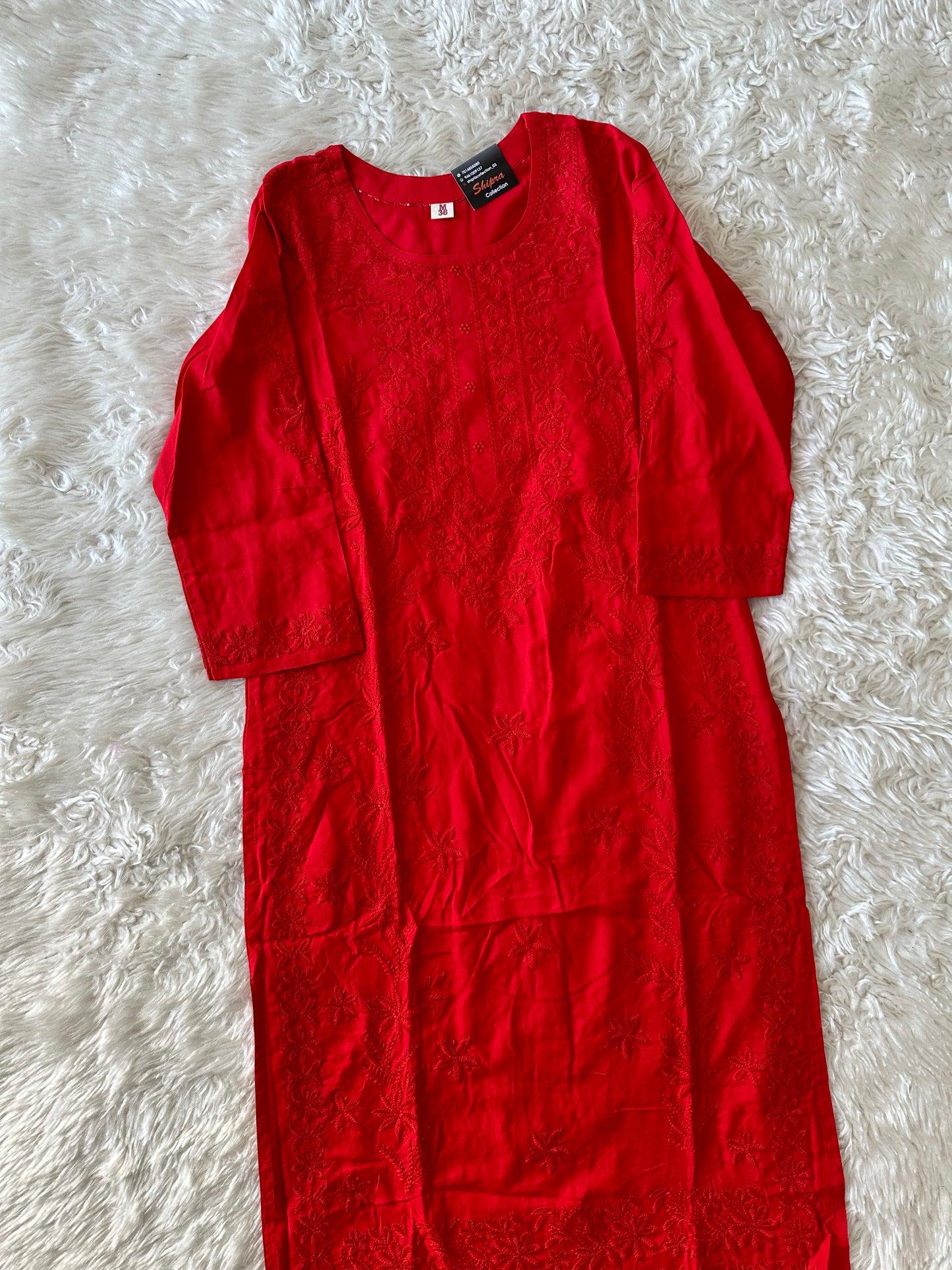 Rayon Kurti Pant Set