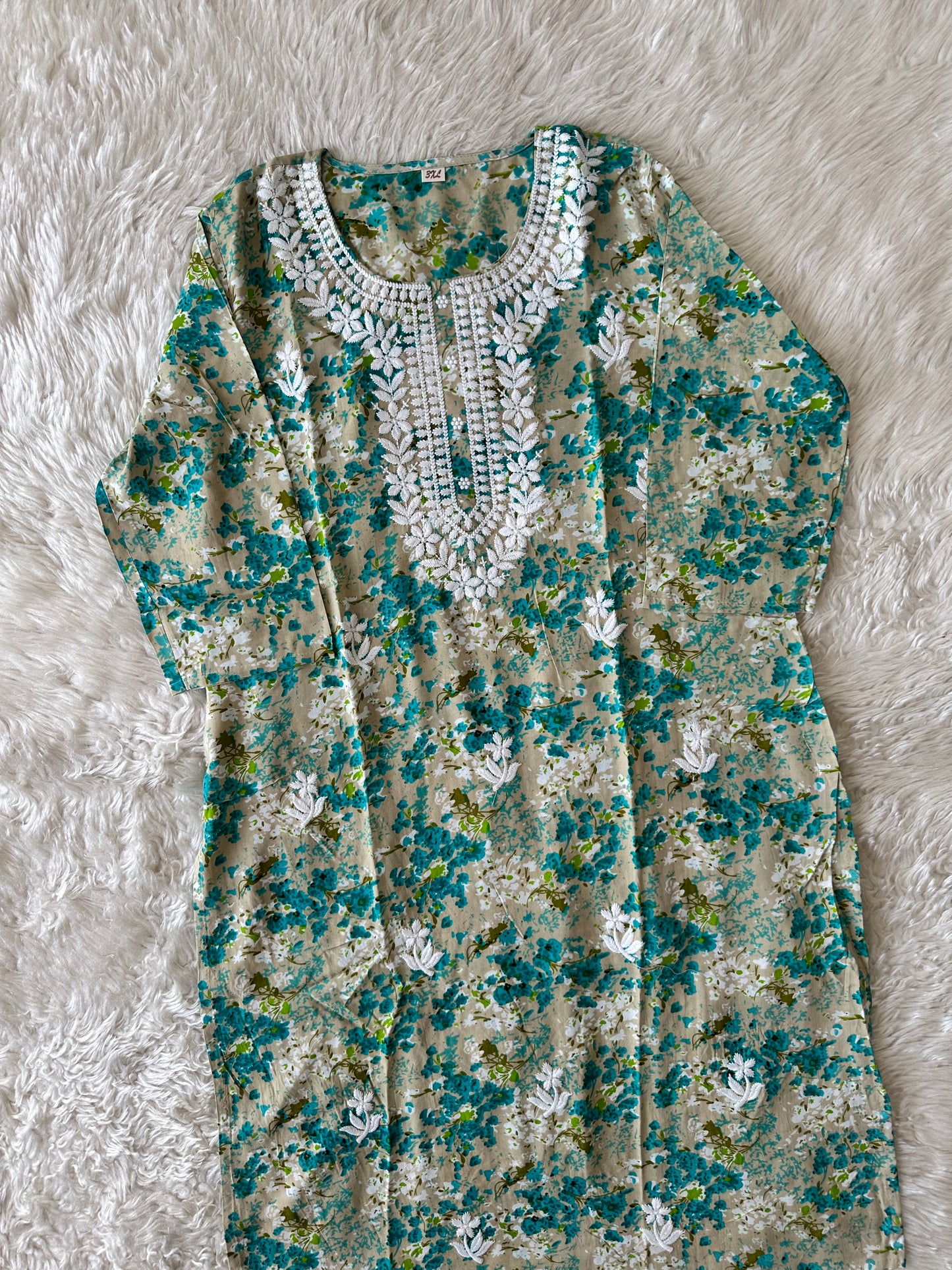 Rayon Kurti Pant Set