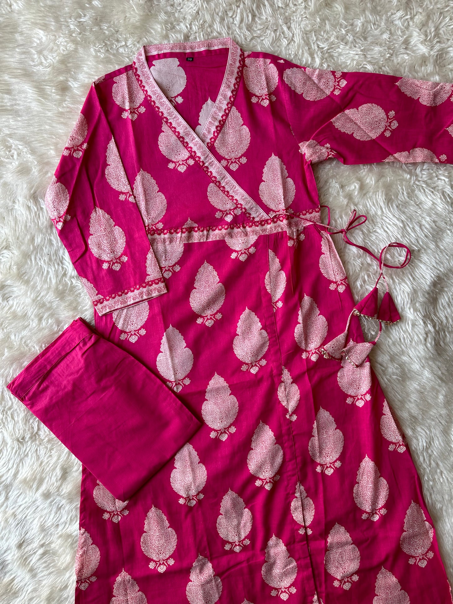 Pure Mul Cotton Kurti Pant Set