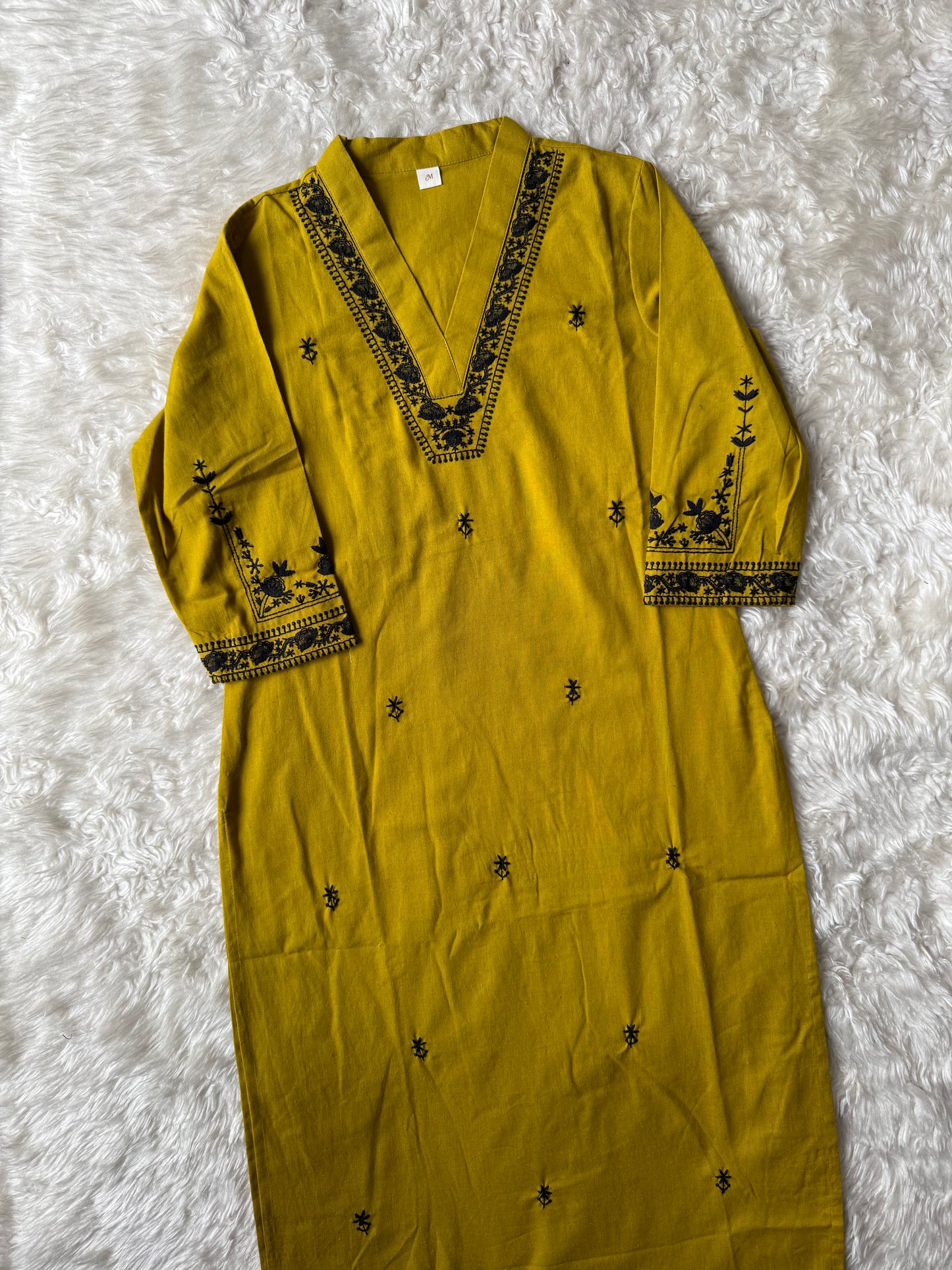 Khadi Cotton Kurti Pant Set