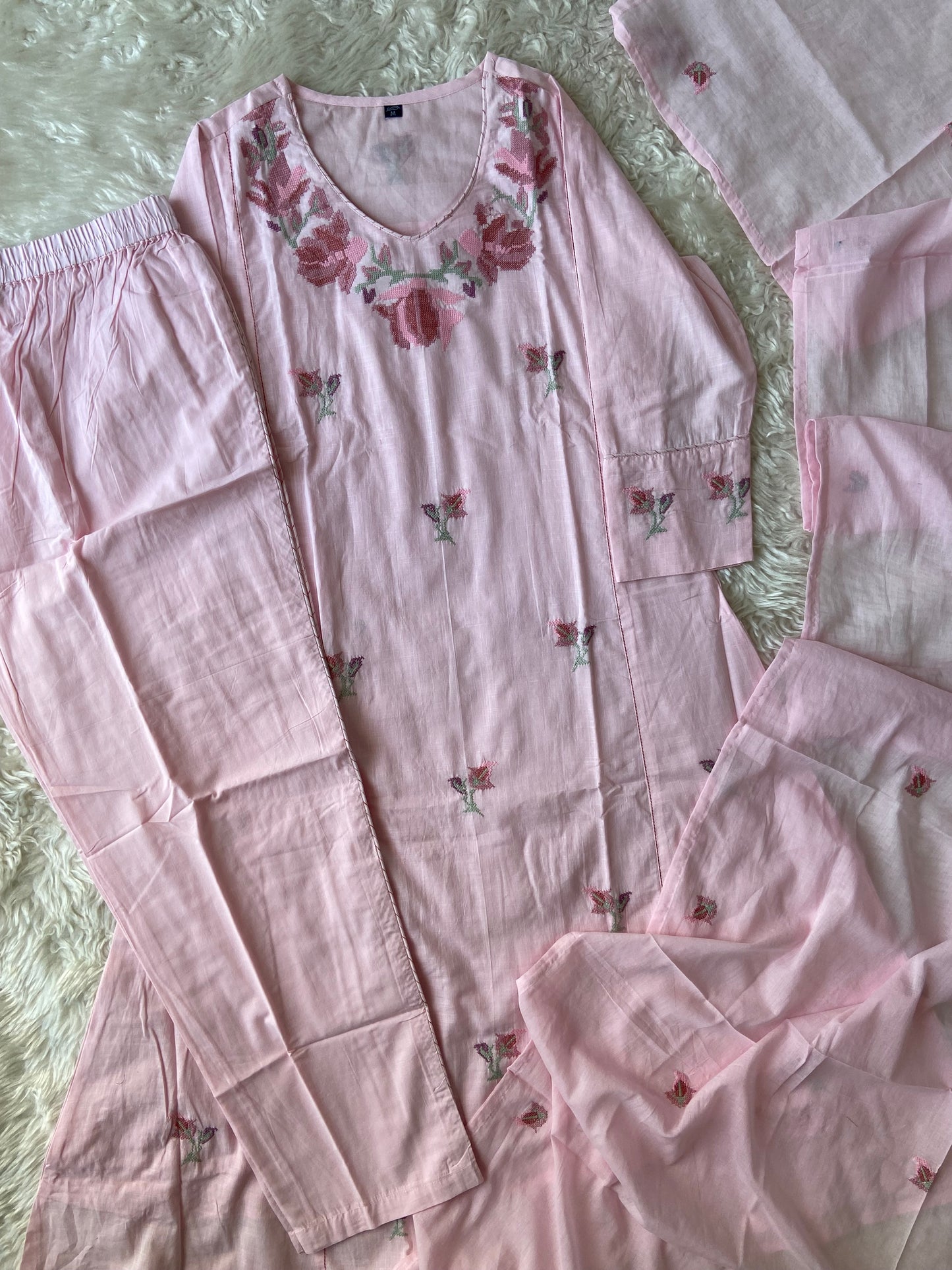 Premium Mul Cotton Thread Work Collection