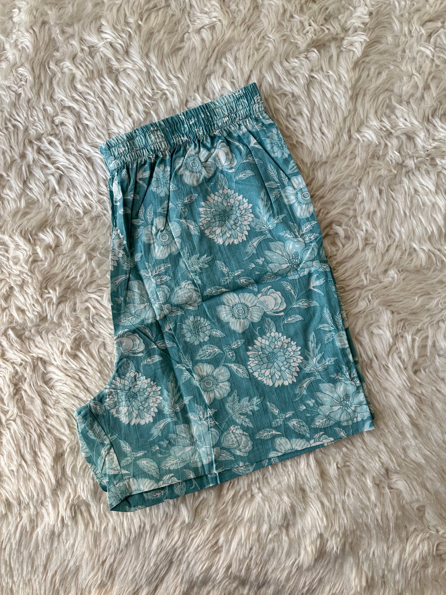 Pure Cotton Strap Sleeves Shorts Co-ord Set
